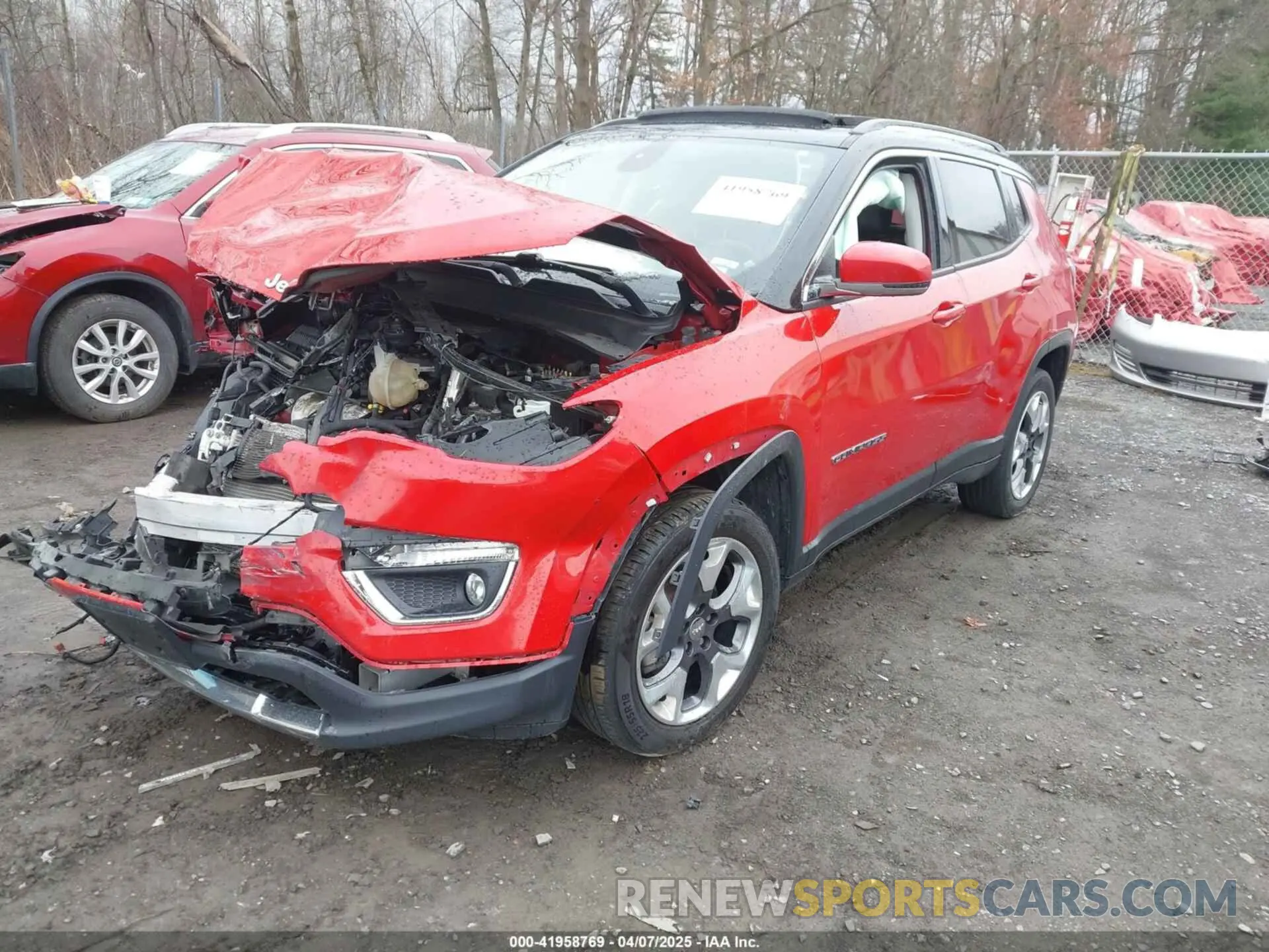 2 Photograph of a damaged car 3C4NJDCB0LT118306 JEEP COMPASS 2020