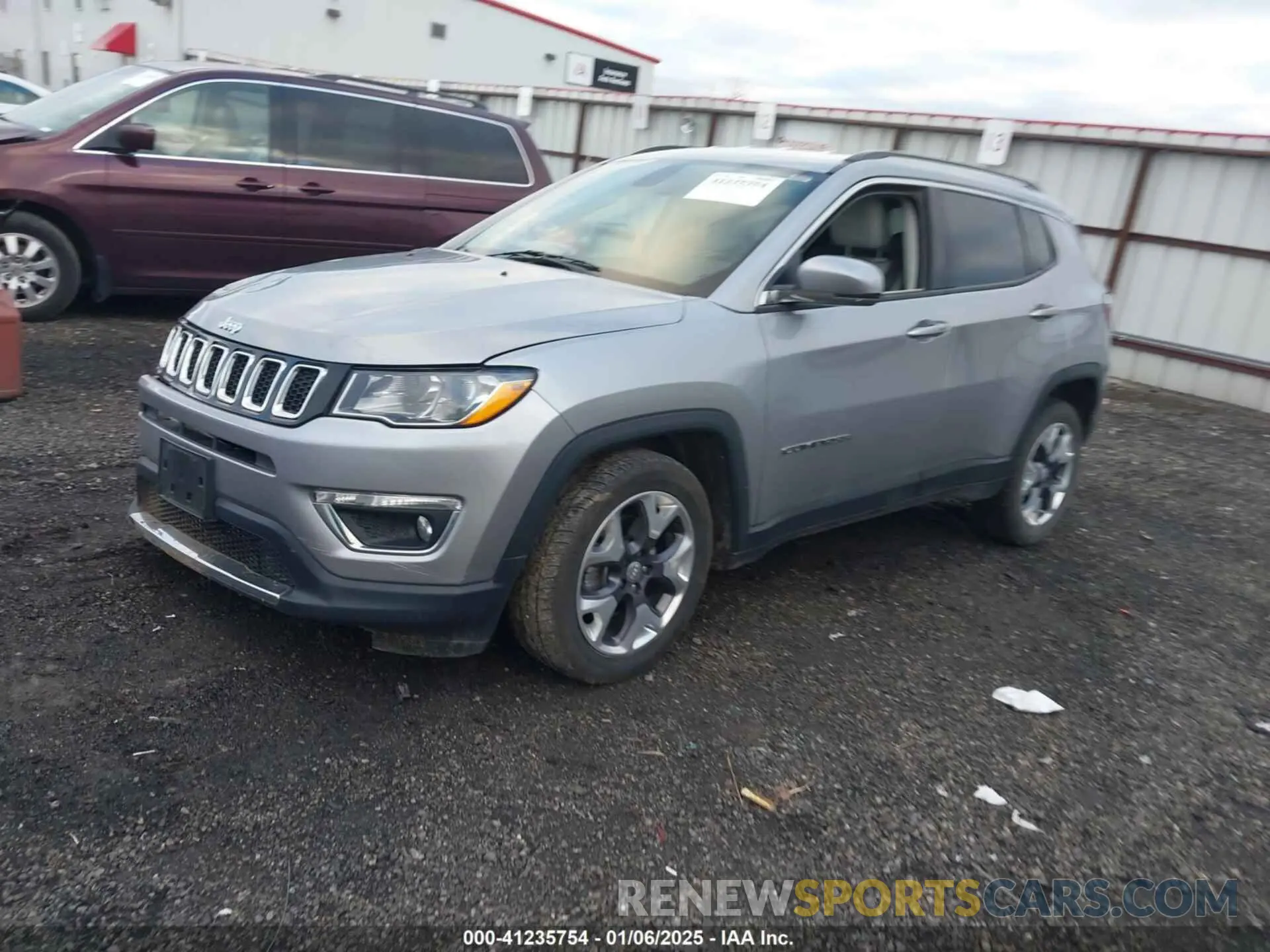 2 Photograph of a damaged car 3C4NJDCB0LT127507 JEEP COMPASS 2020