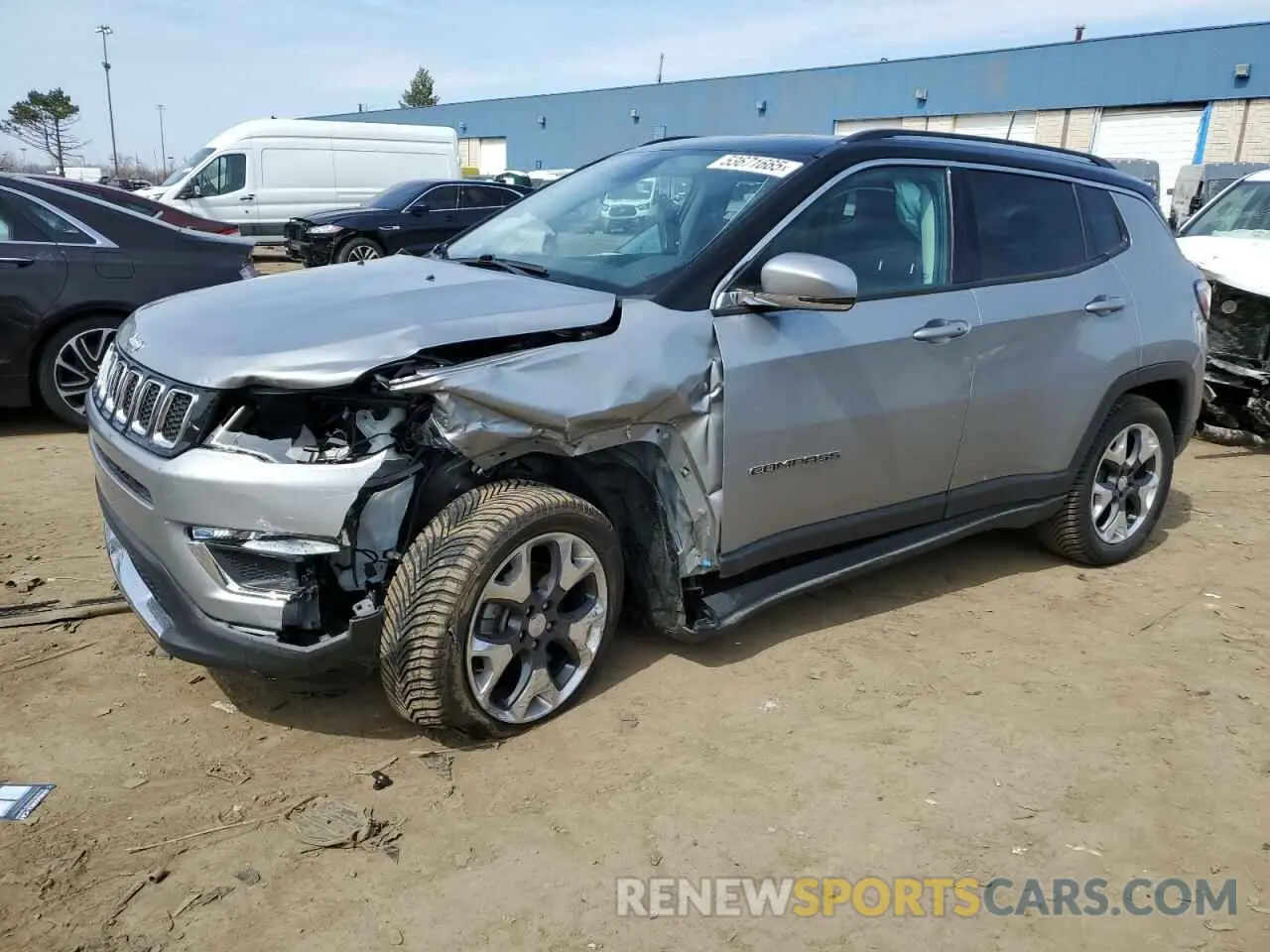 1 Photograph of a damaged car 3C4NJDCB0LT128186 JEEP COMPASS 2020
