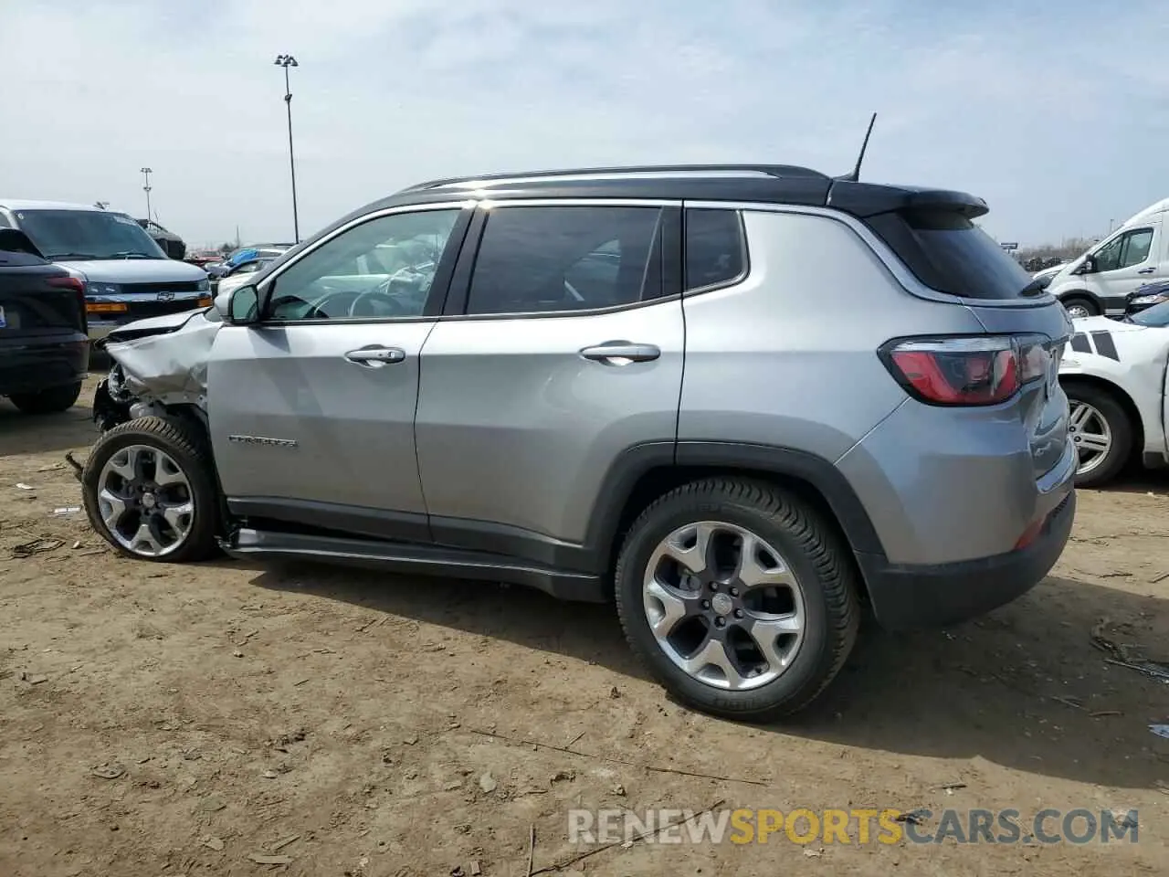 2 Photograph of a damaged car 3C4NJDCB0LT128186 JEEP COMPASS 2020