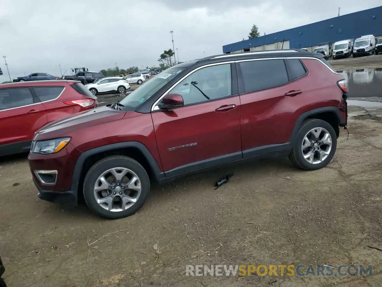 1 Photograph of a damaged car 3C4NJDCB0LT233813 JEEP COMPASS 2020