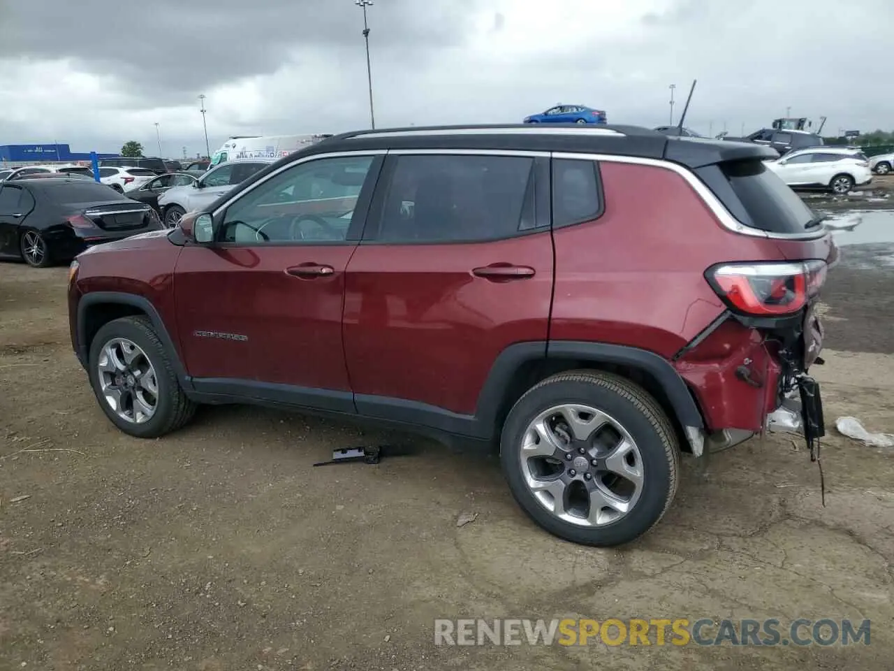 2 Photograph of a damaged car 3C4NJDCB0LT233813 JEEP COMPASS 2020