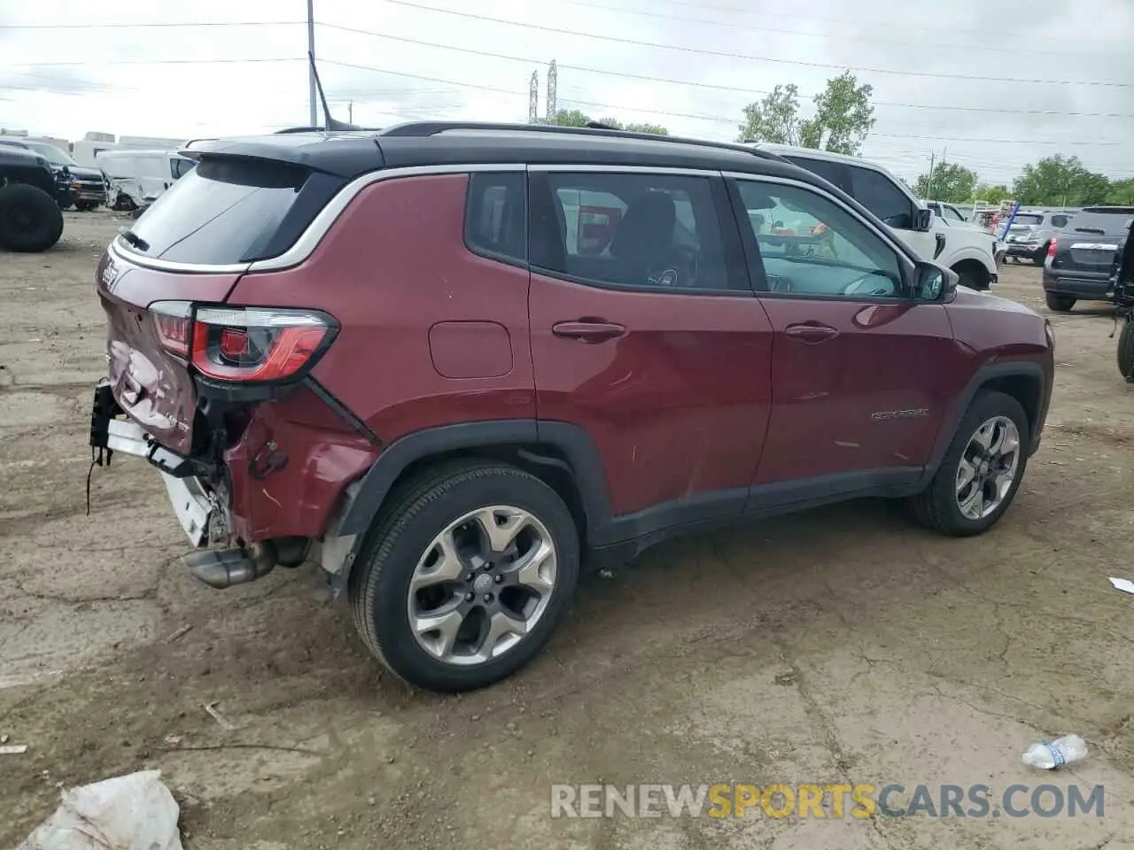 3 Photograph of a damaged car 3C4NJDCB0LT233813 JEEP COMPASS 2020