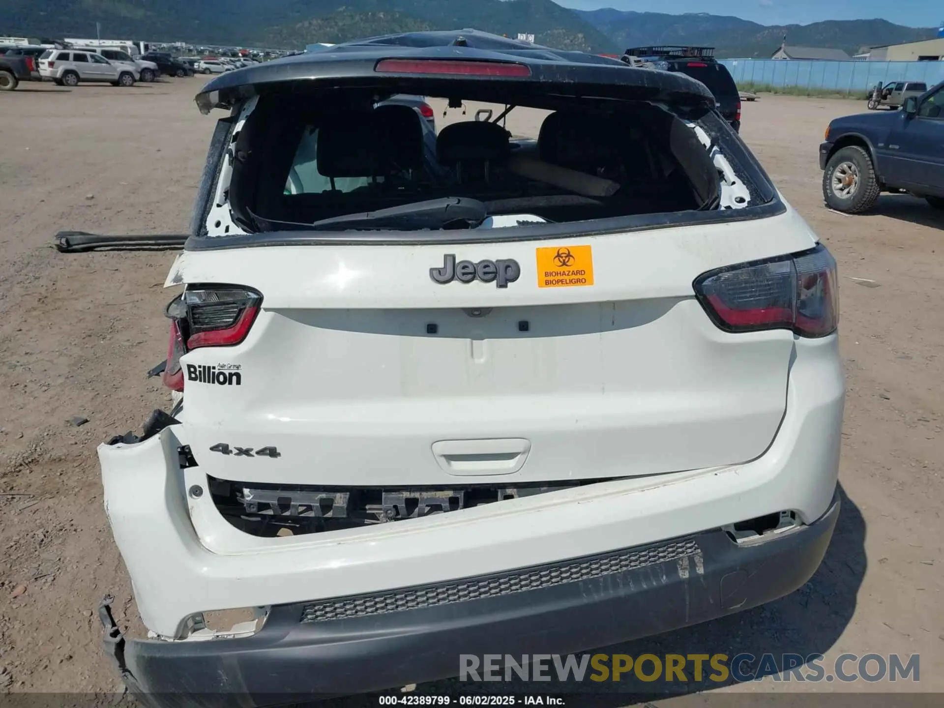 16 Photograph of a damaged car 3C4NJDCB1LT137611 JEEP COMPASS 2020