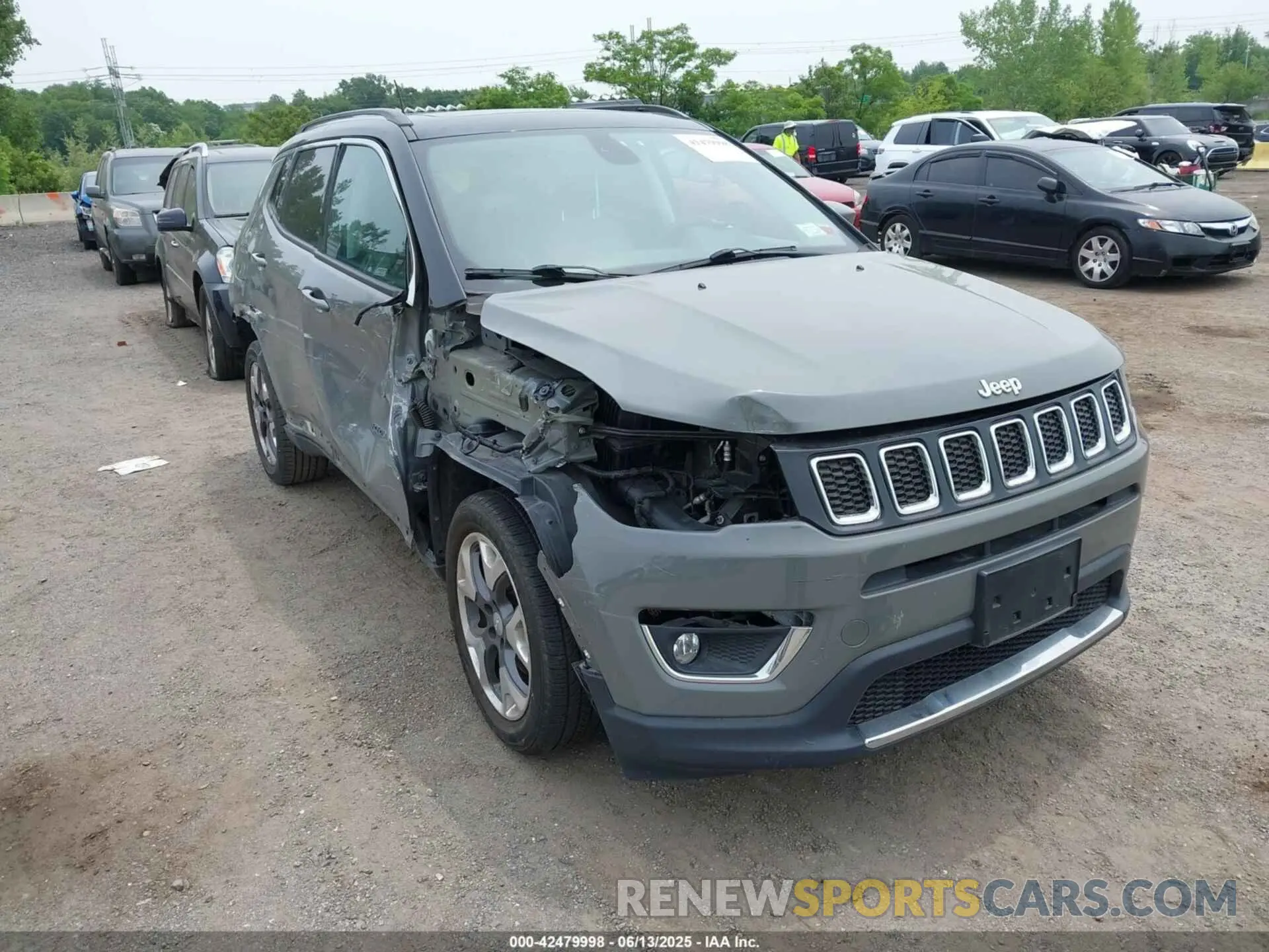 1 Photograph of a damaged car 3C4NJDCB1LT164260 JEEP COMPASS 2020