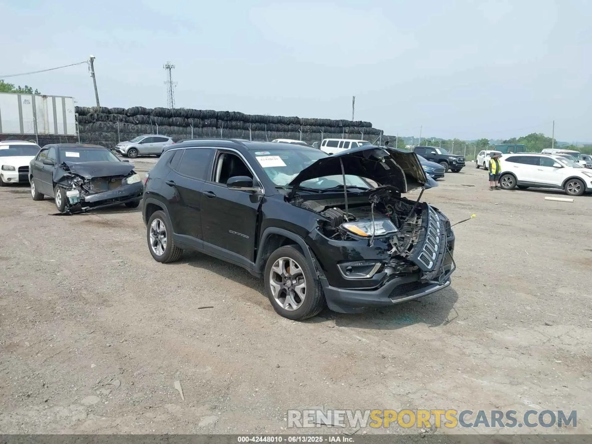 1 Photograph of a damaged car 3C4NJDCB1LT185495 JEEP COMPASS 2020