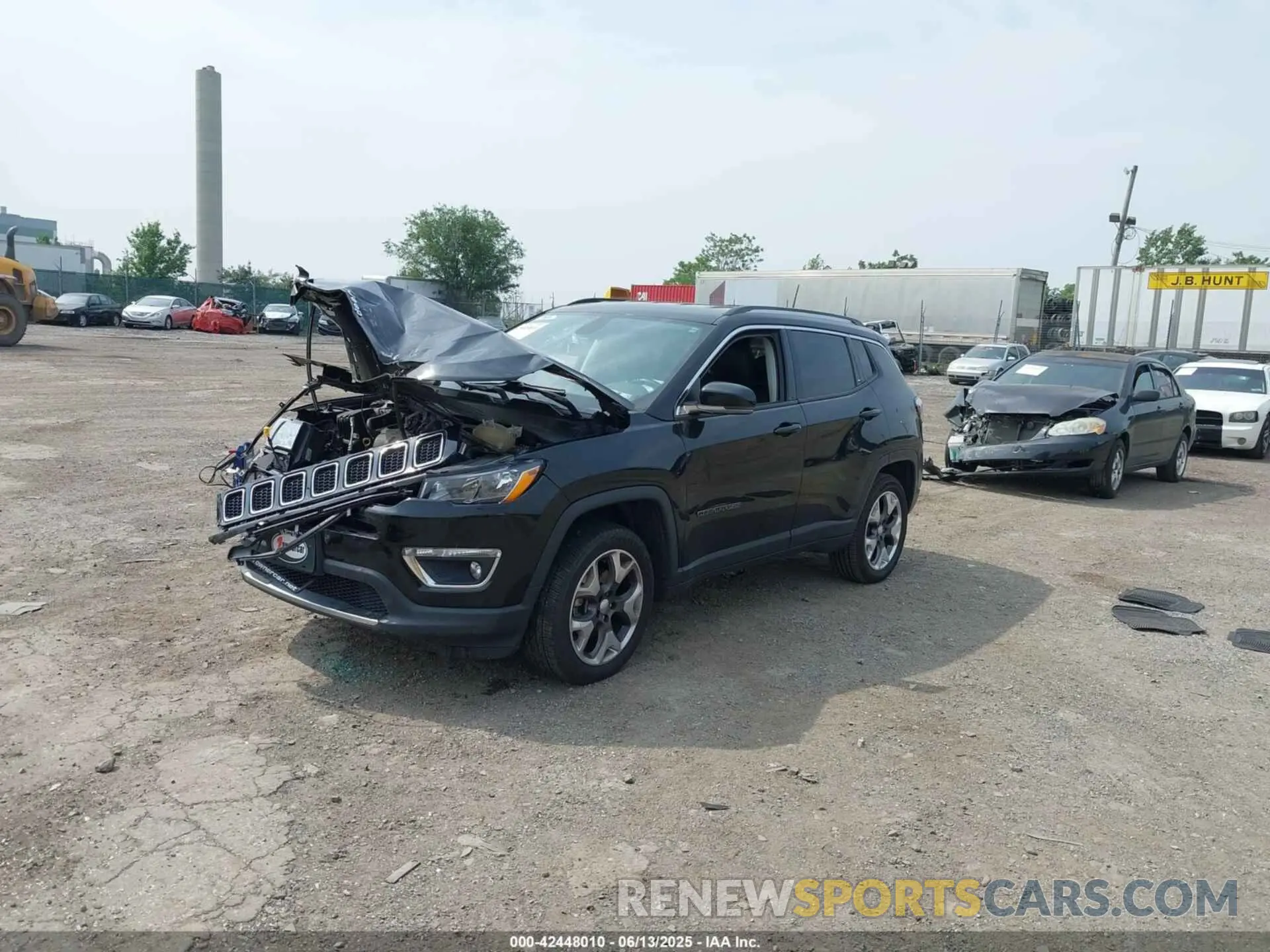 2 Photograph of a damaged car 3C4NJDCB1LT185495 JEEP COMPASS 2020