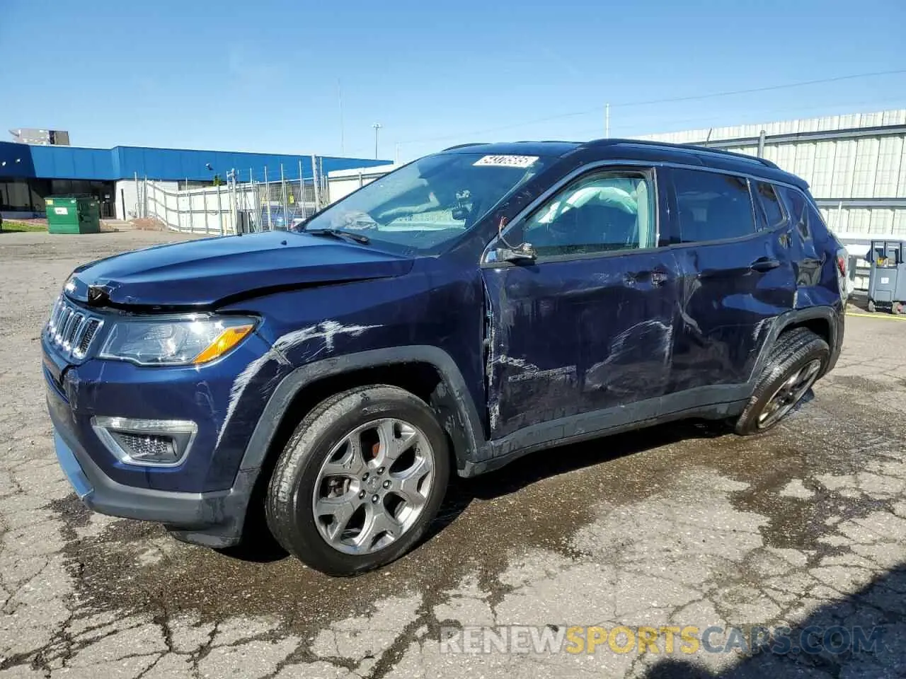 1 Photograph of a damaged car 3C4NJDCB2LT145796 JEEP COMPASS 2020
