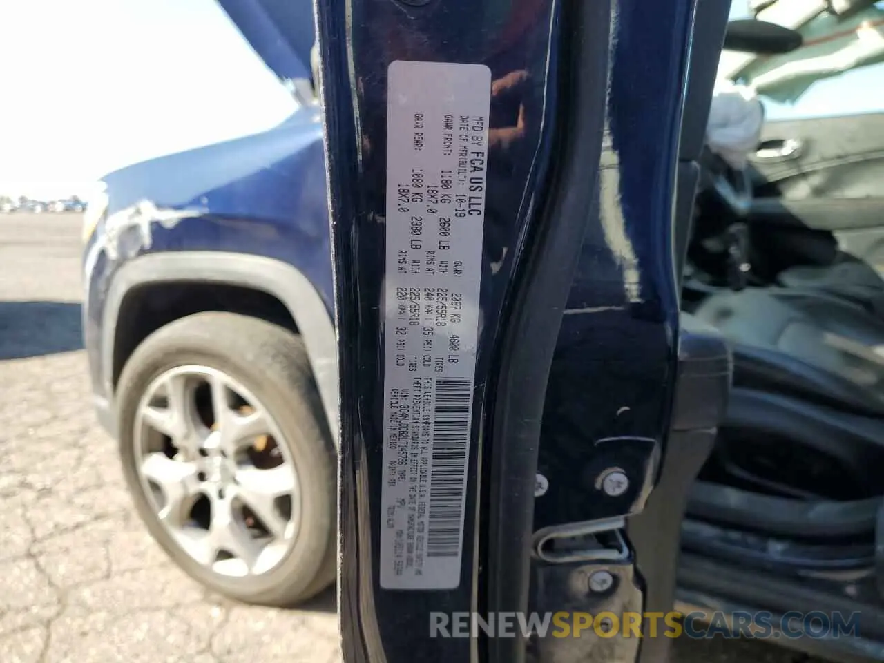 13 Photograph of a damaged car 3C4NJDCB2LT145796 JEEP COMPASS 2020