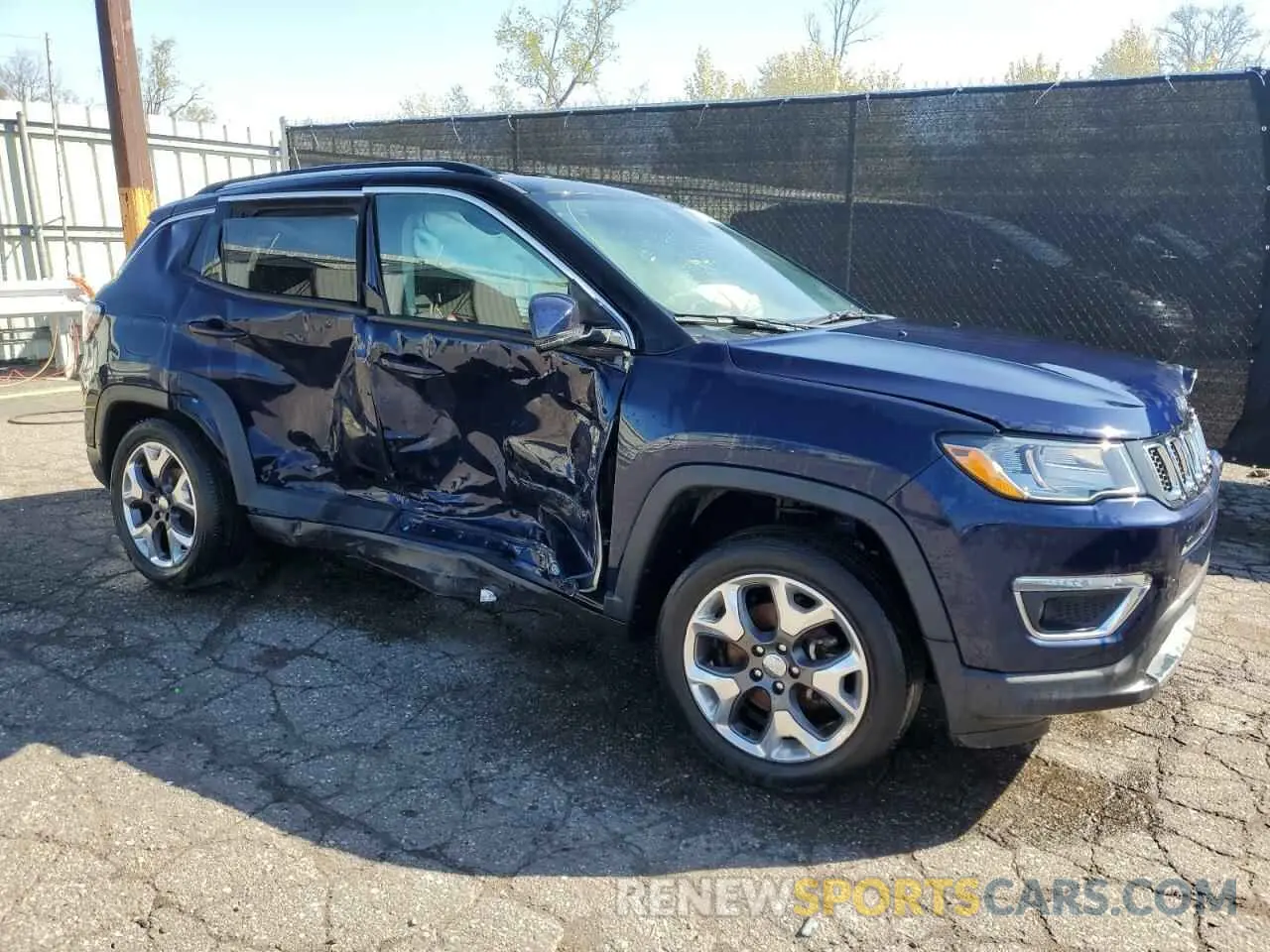 4 Photograph of a damaged car 3C4NJDCB2LT145796 JEEP COMPASS 2020