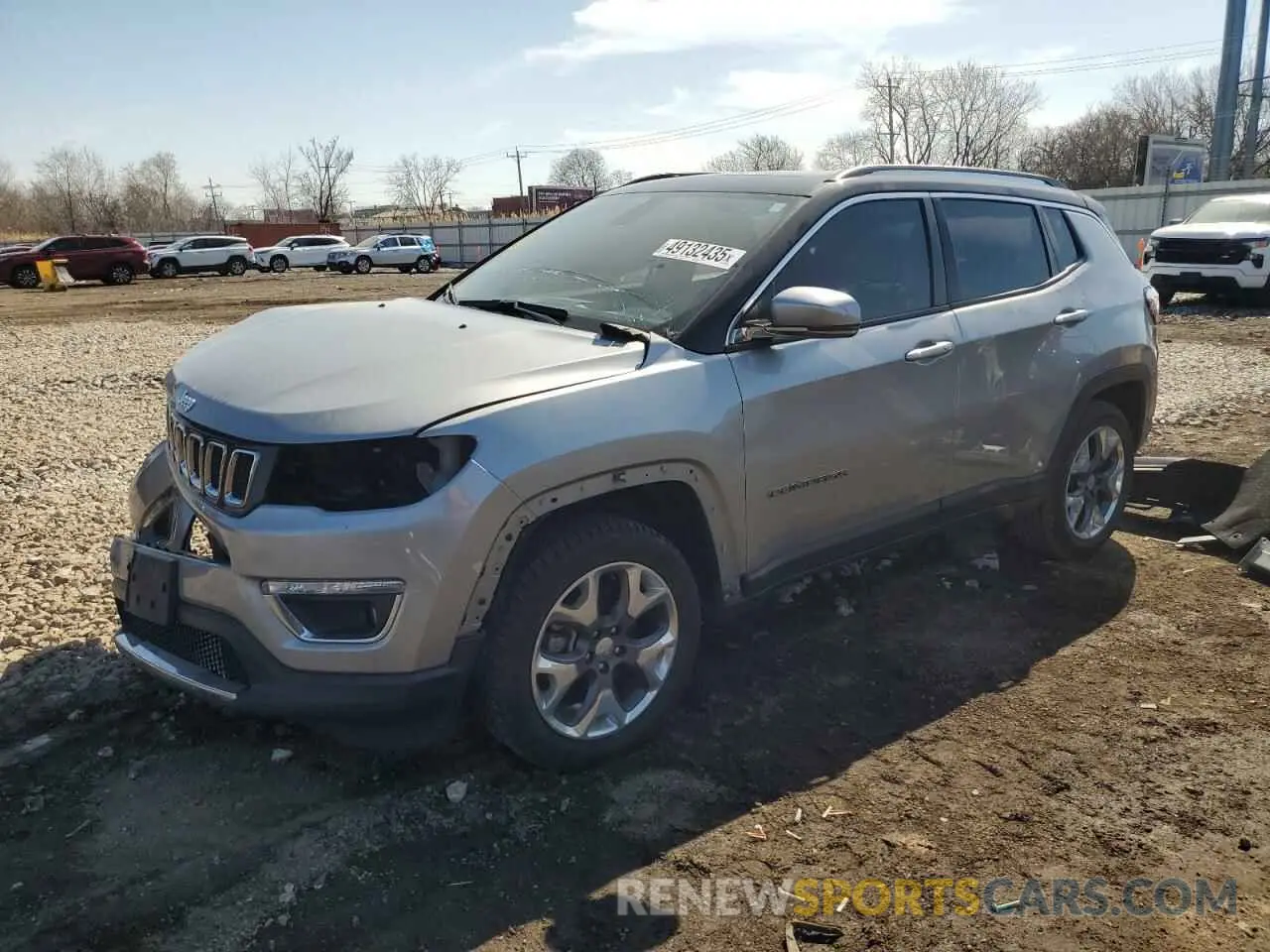 1 Photograph of a damaged car 3C4NJDCB2LT167555 JEEP COMPASS 2020