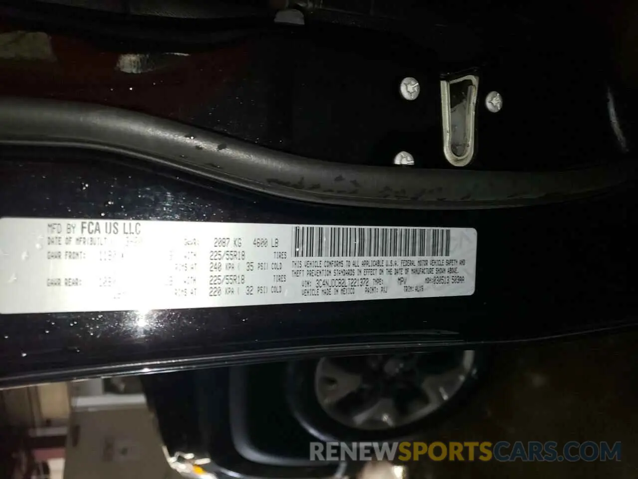 13 Photograph of a damaged car 3C4NJDCB2LT221372 JEEP COMPASS 2020