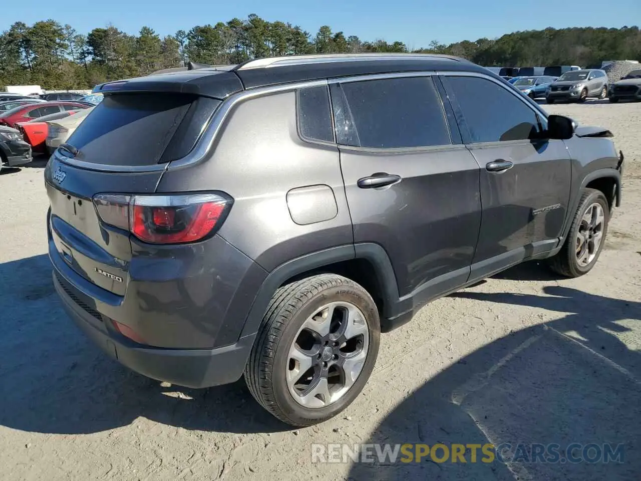 3 Photograph of a damaged car 3C4NJDCB3LT133060 JEEP COMPASS 2020