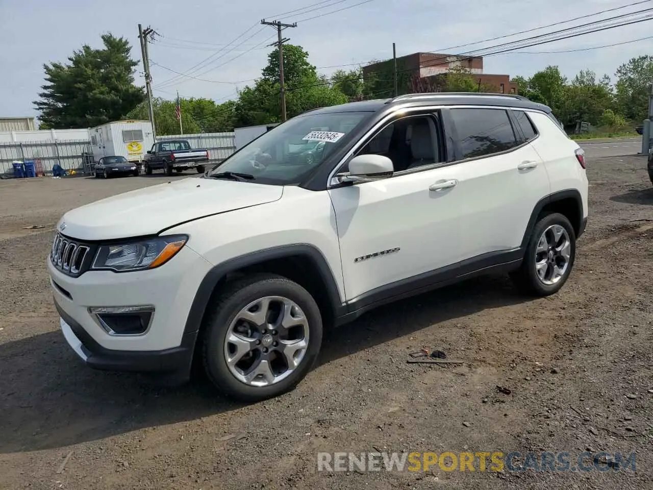 1 Photograph of a damaged car 3C4NJDCB3LT216892 JEEP COMPASS 2020