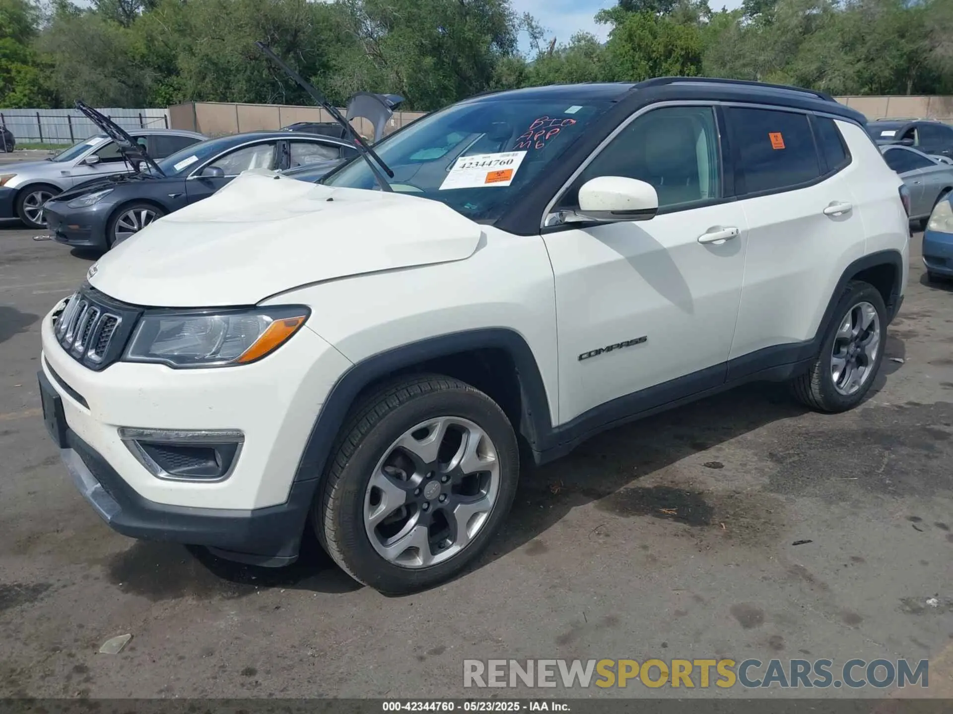 2 Photograph of a damaged car 3C4NJDCB4LT122066 JEEP COMPASS 2020