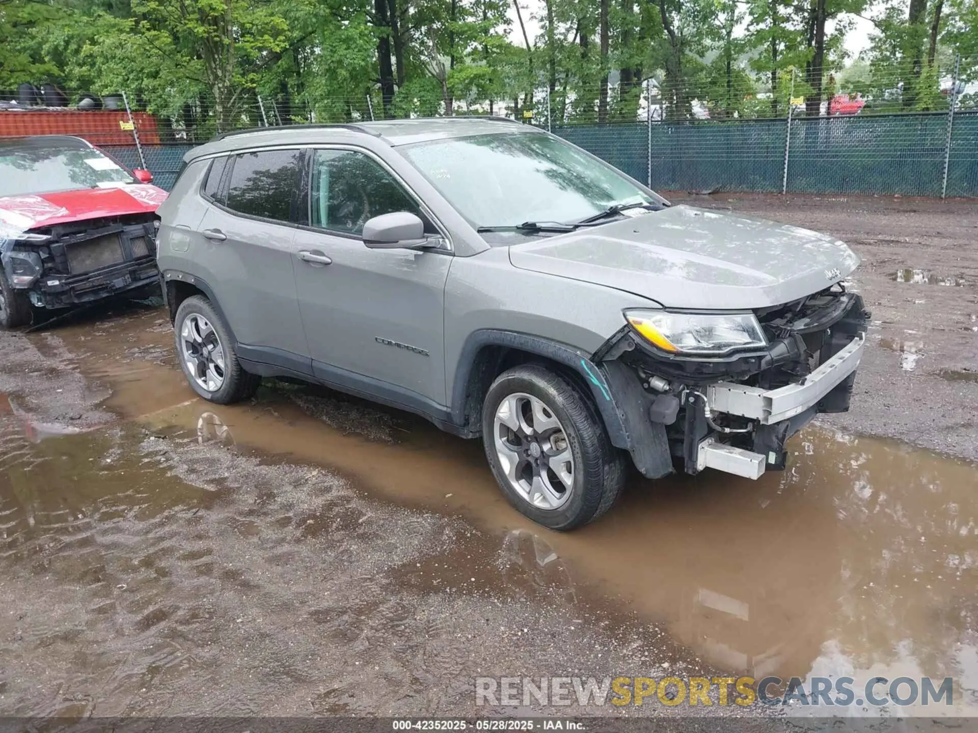 1 Photograph of a damaged car 3C4NJDCB4LT126814 JEEP COMPASS 2020