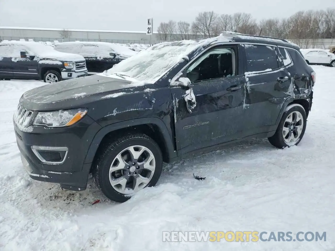 1 Photograph of a damaged car 3C4NJDCB4LT161059 JEEP COMPASS 2020