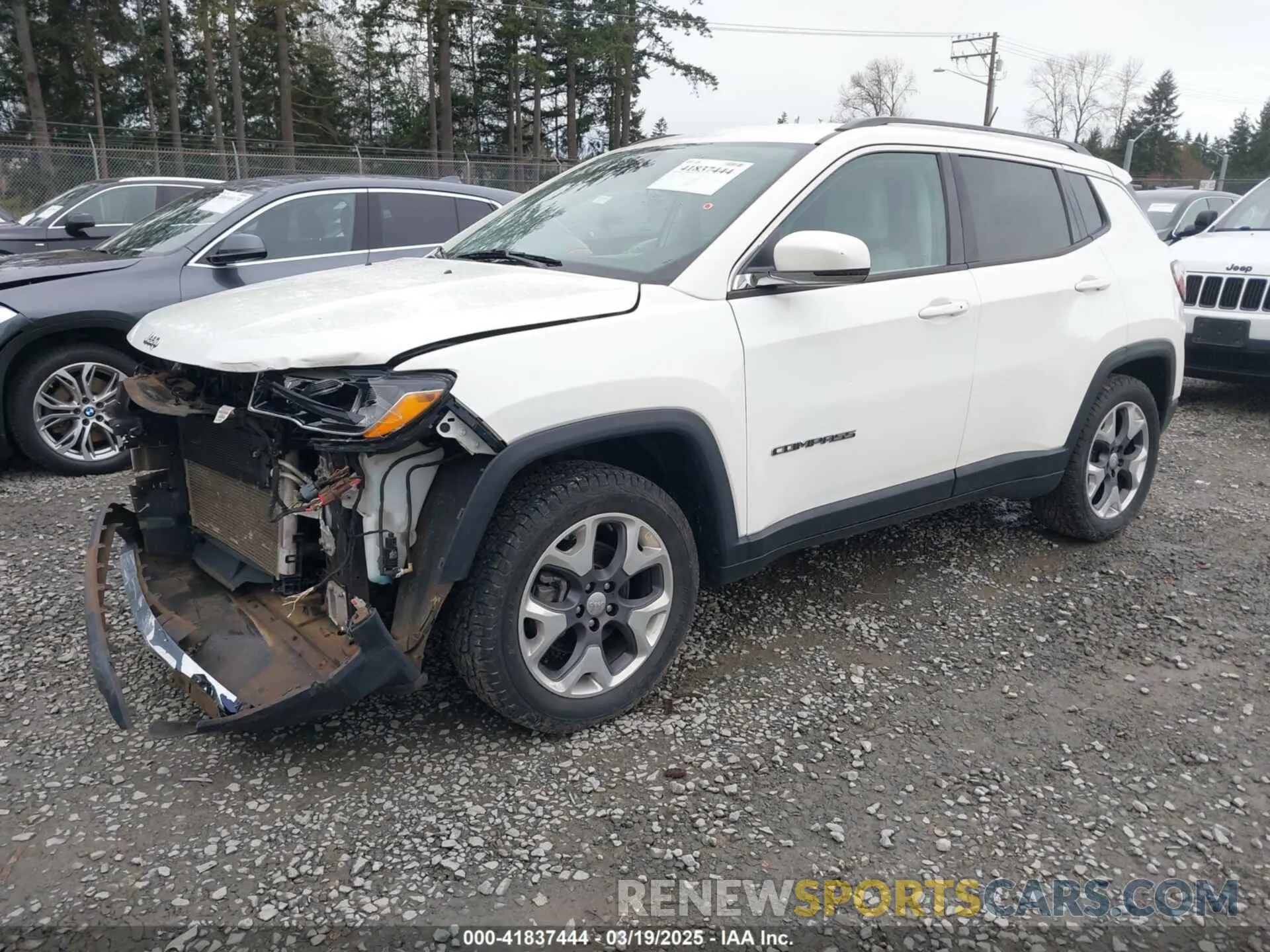 2 Photograph of a damaged car 3C4NJDCB5LT153584 JEEP COMPASS 2020