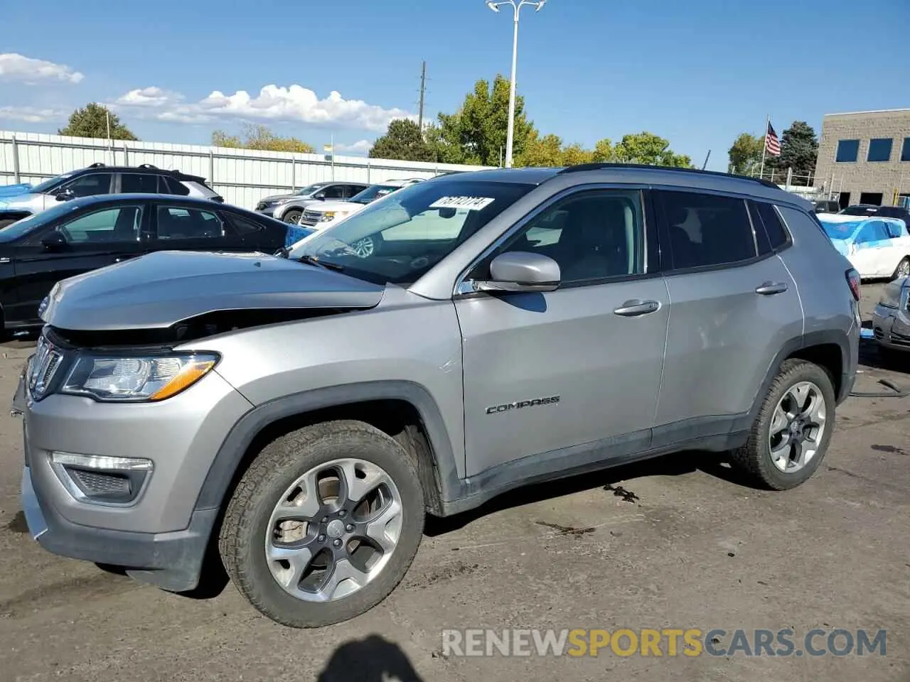 1 Photograph of a damaged car 3C4NJDCB5LT233323 JEEP COMPASS 2020
