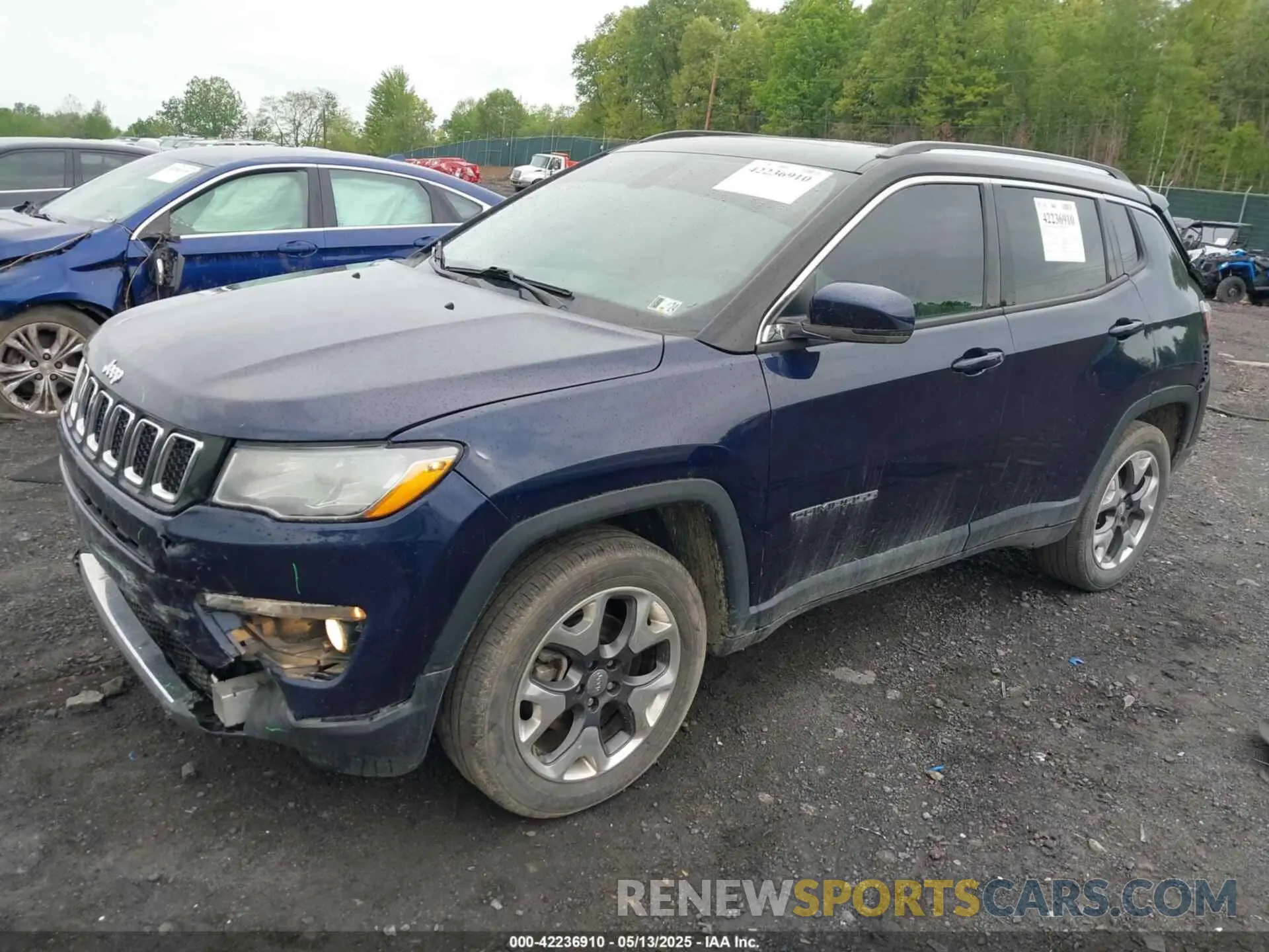 2 Photograph of a damaged car 3C4NJDCB5LT238795 JEEP COMPASS 2020