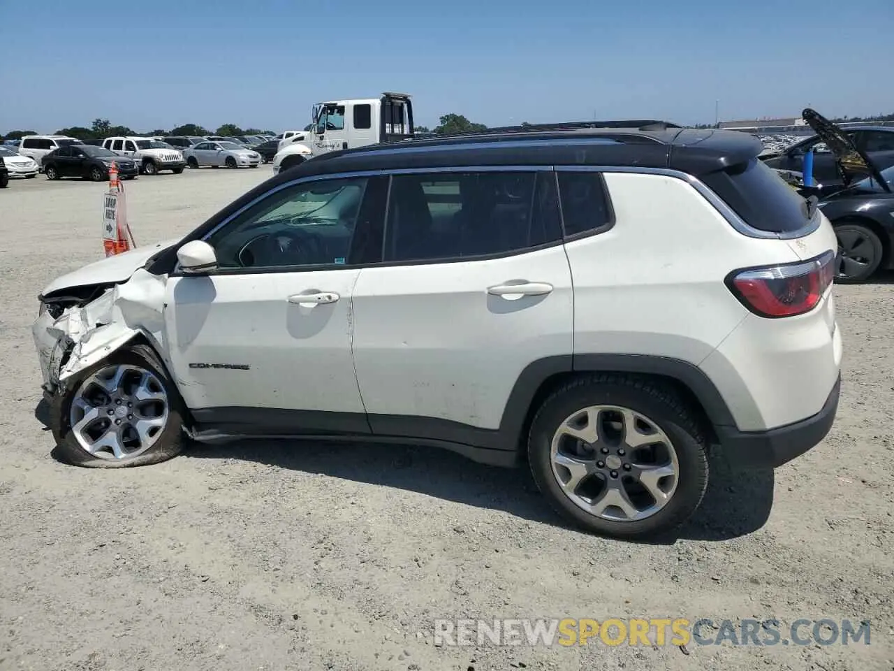 2 Photograph of a damaged car 3C4NJDCB6LT111487 JEEP COMPASS 2020