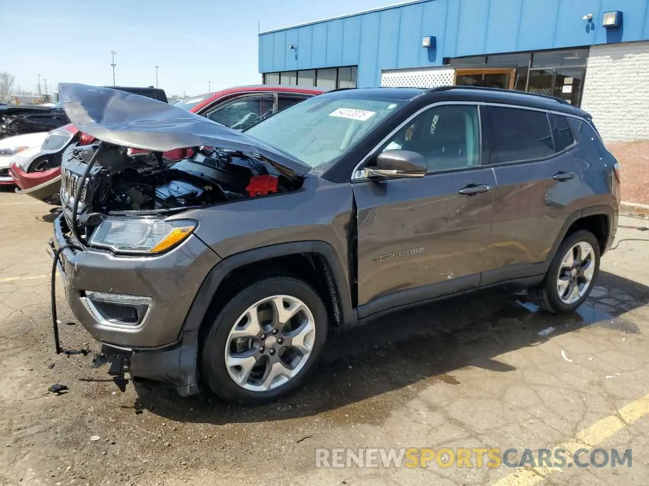 1 Photograph of a damaged car 3C4NJDCB6LT119475 JEEP COMPASS 2020