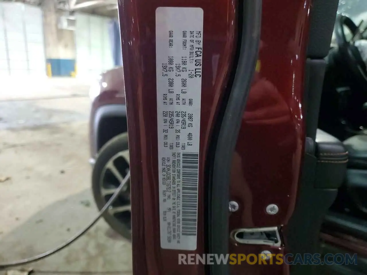14 Photograph of a damaged car 3C4NJDCB6LT167512 JEEP COMPASS 2020