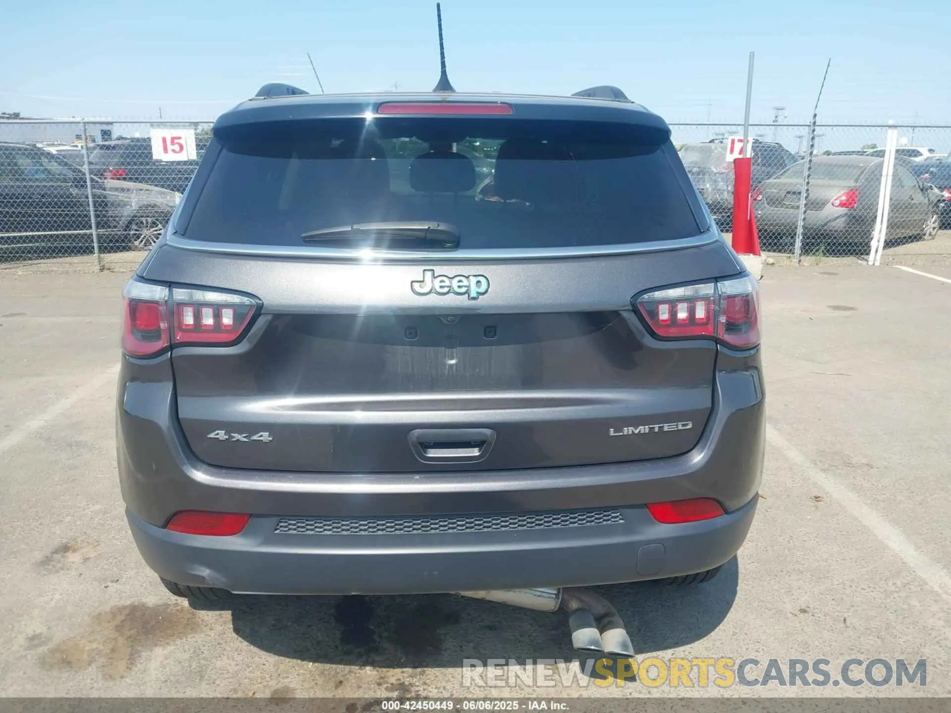 16 Photograph of a damaged car 3C4NJDCB6LT195973 JEEP COMPASS 2020