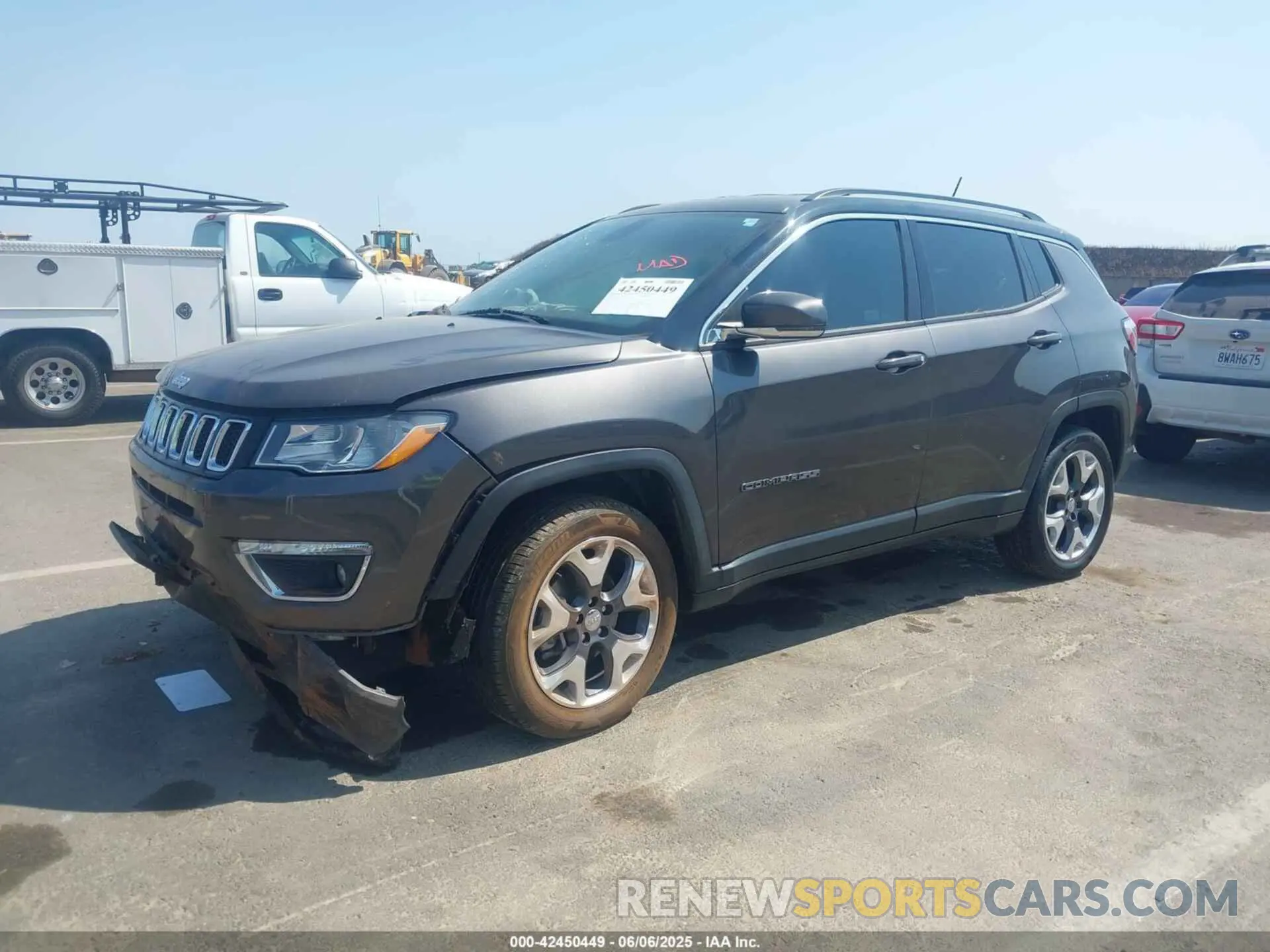 2 Photograph of a damaged car 3C4NJDCB6LT195973 JEEP COMPASS 2020