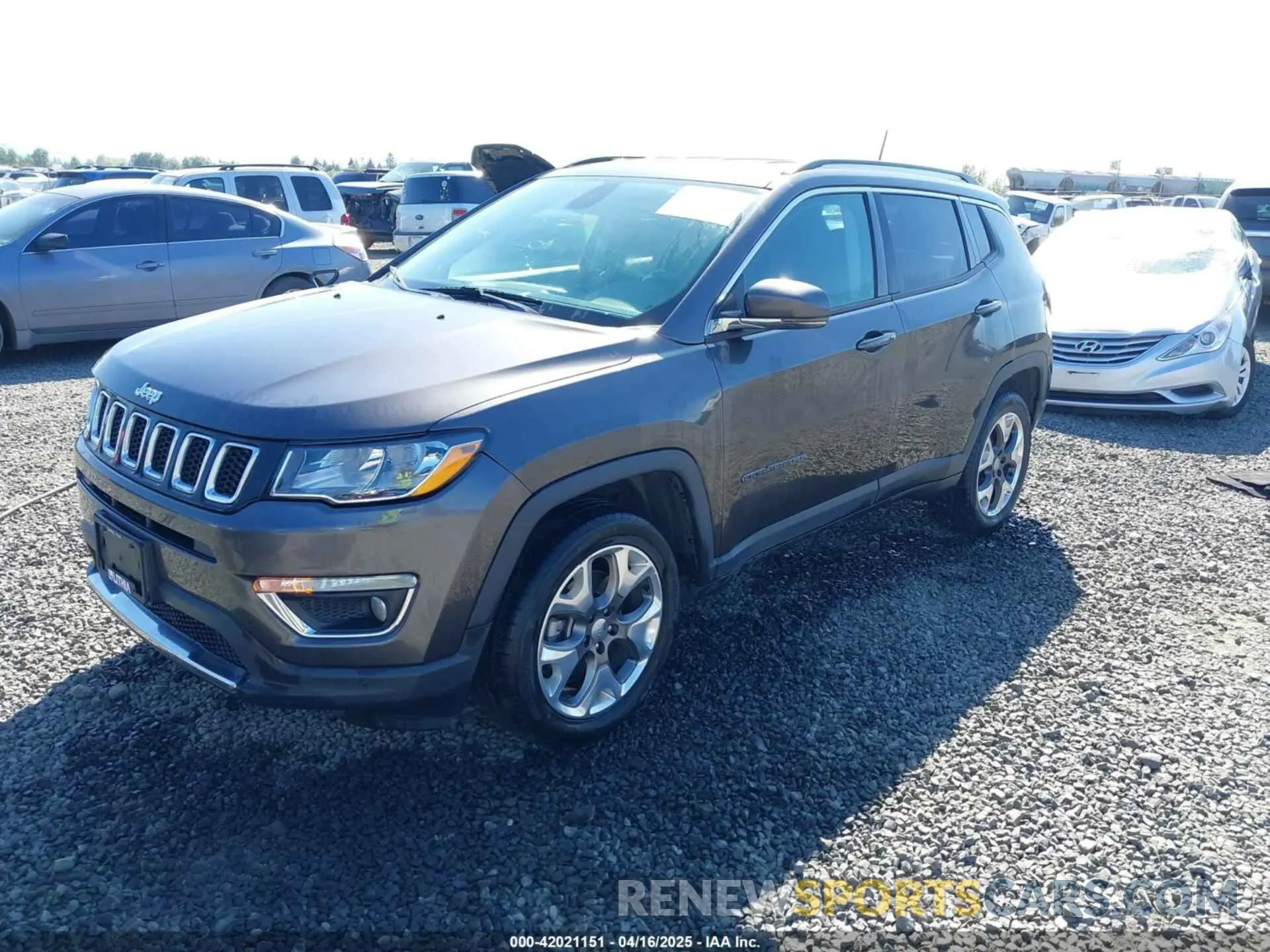 2 Photograph of a damaged car 3C4NJDCB6LT221388 JEEP COMPASS 2020