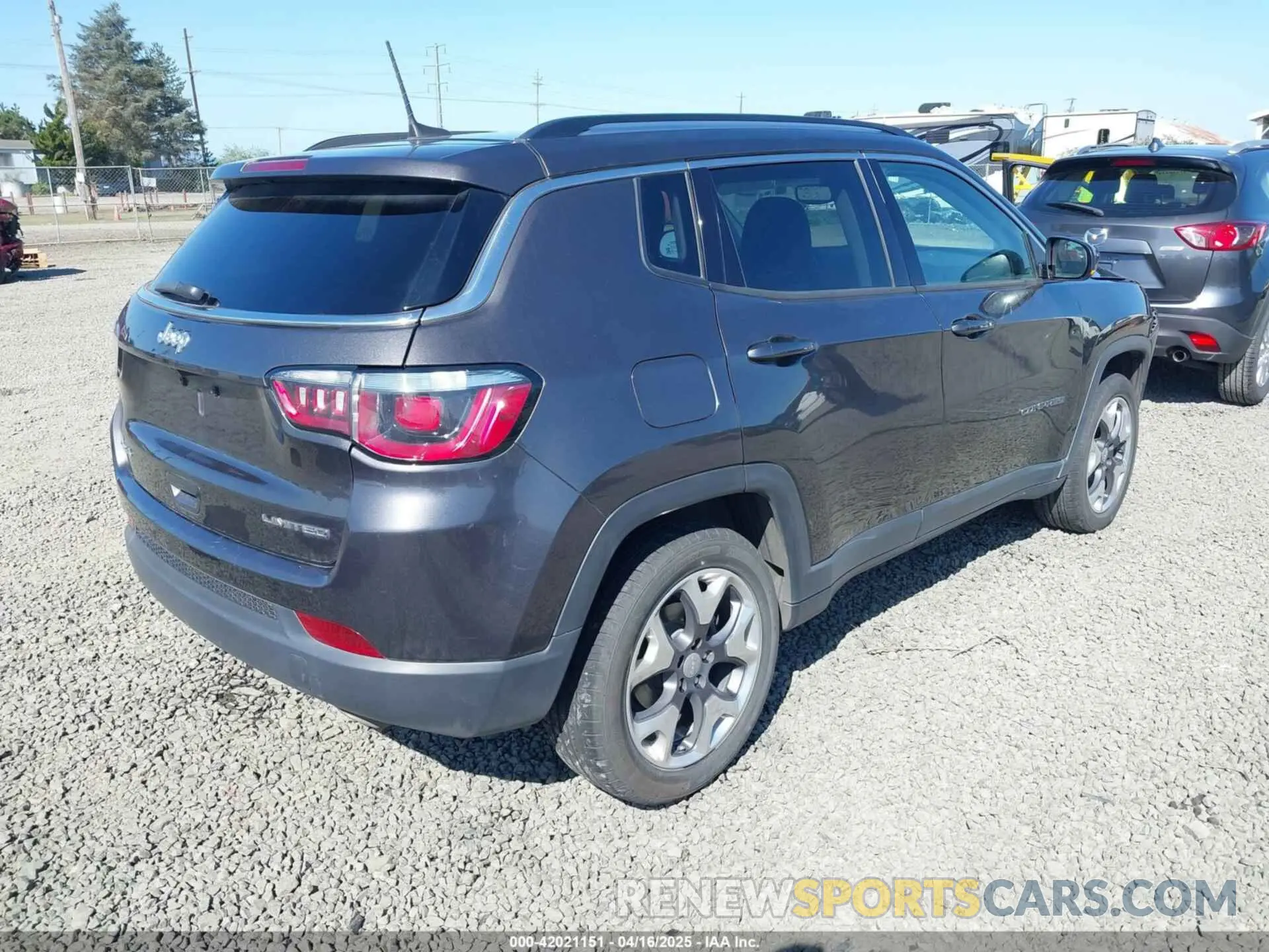 4 Photograph of a damaged car 3C4NJDCB6LT221388 JEEP COMPASS 2020