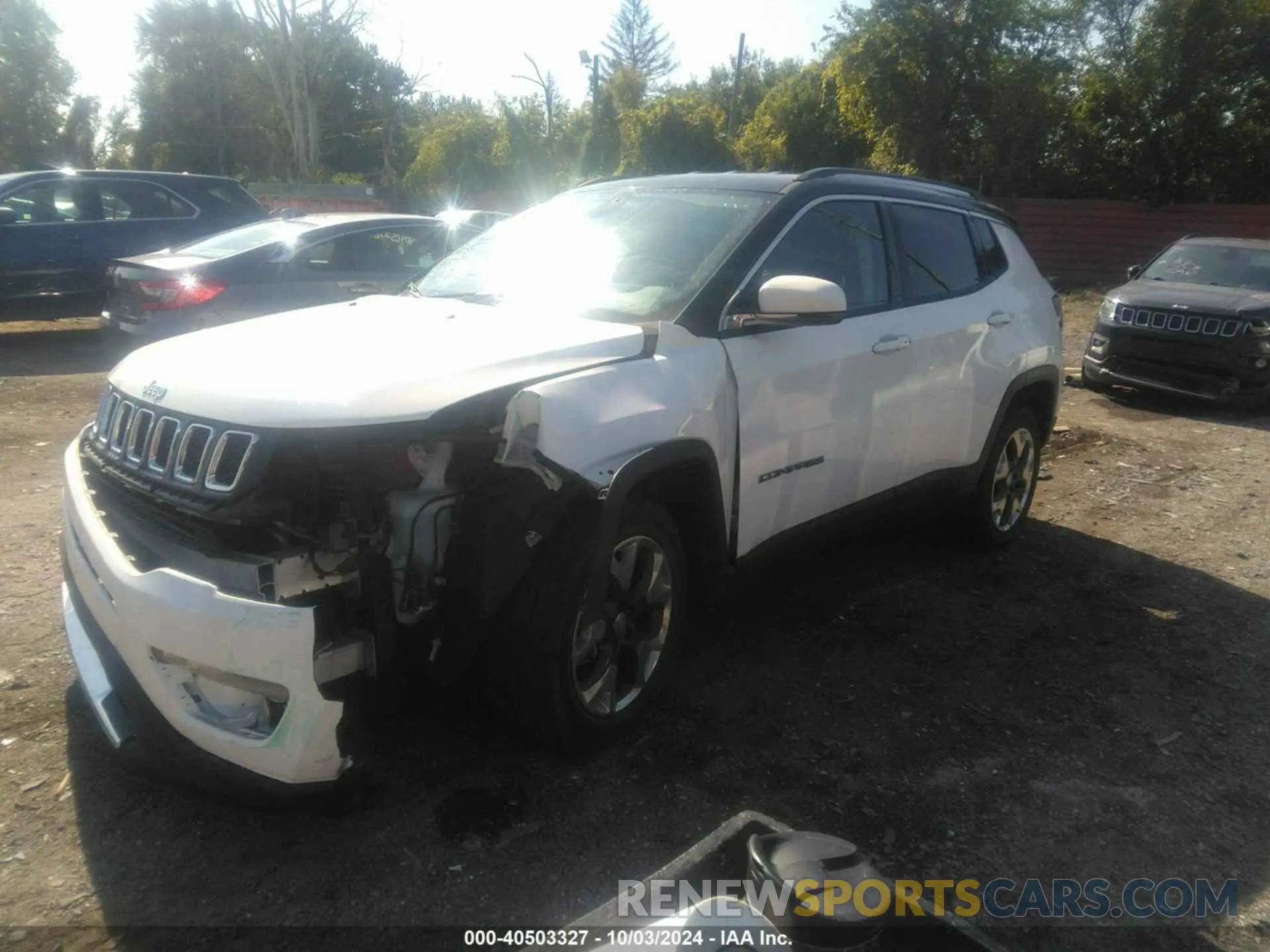 2 Photograph of a damaged car 3C4NJDCB6LT234125 JEEP COMPASS 2020
