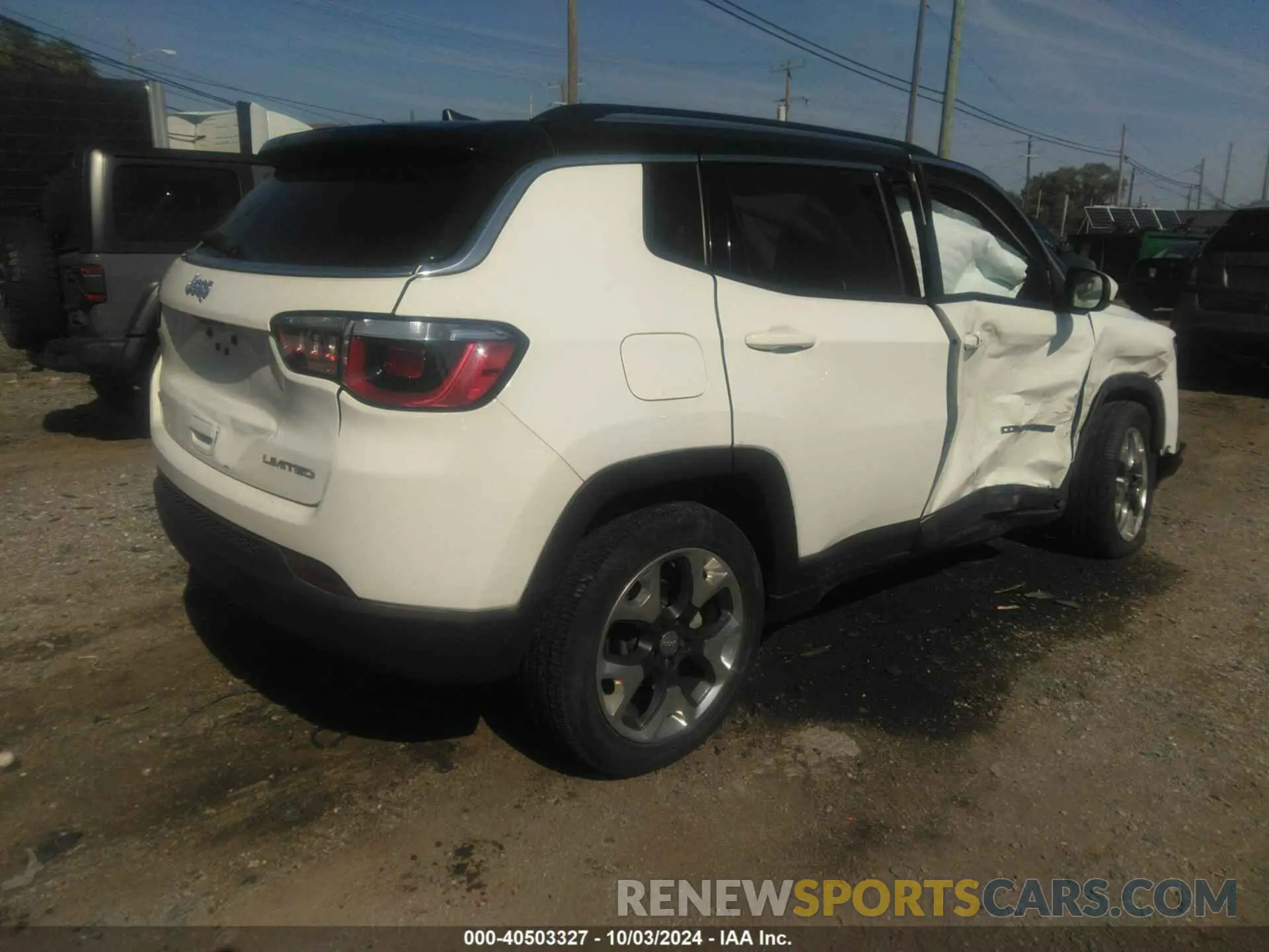 4 Photograph of a damaged car 3C4NJDCB6LT234125 JEEP COMPASS 2020