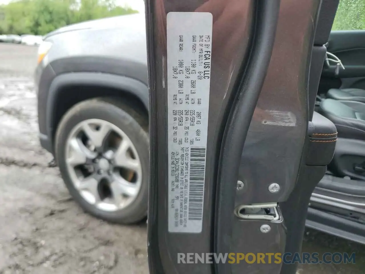 13 Photograph of a damaged car 3C4NJDCB6LT236098 JEEP COMPASS 2020