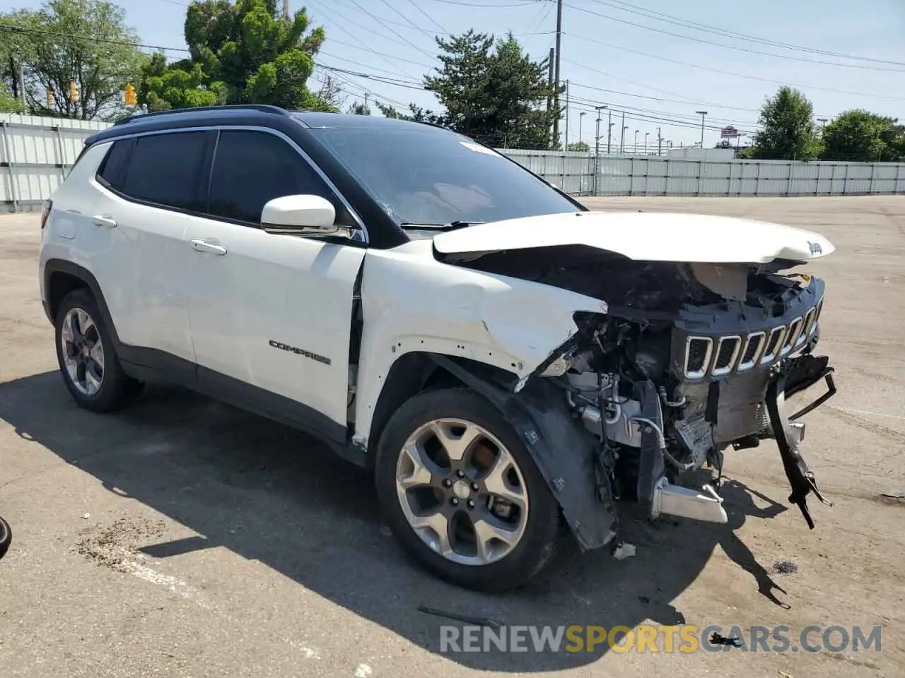 4 Photograph of a damaged car 3C4NJDCB7LT116942 JEEP COMPASS 2020