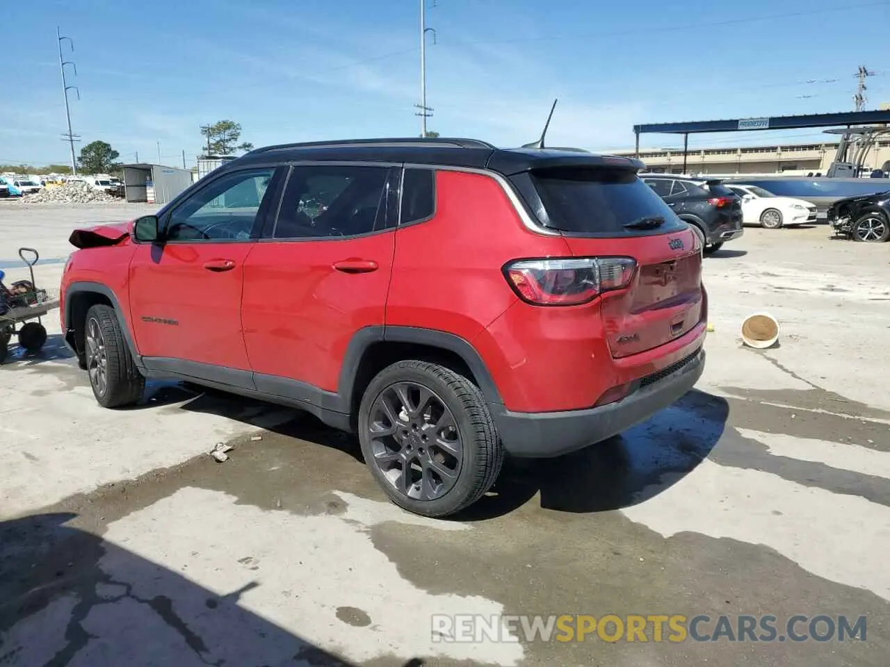 2 Photograph of a damaged car 3C4NJDCB7LT130484 JEEP COMPASS 2020