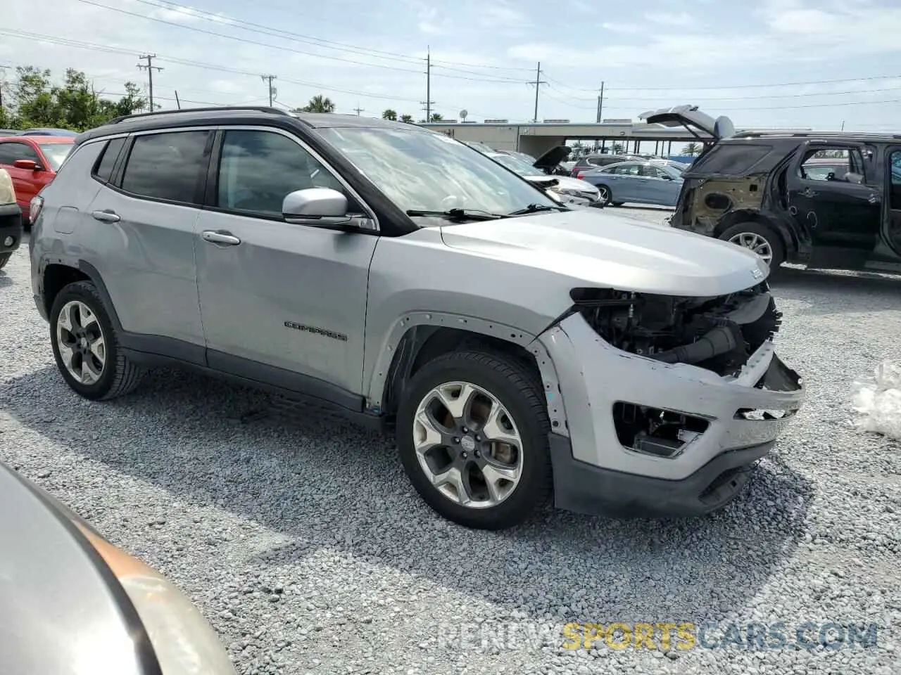 4 Photograph of a damaged car 3C4NJDCB7LT146233 JEEP COMPASS 2020