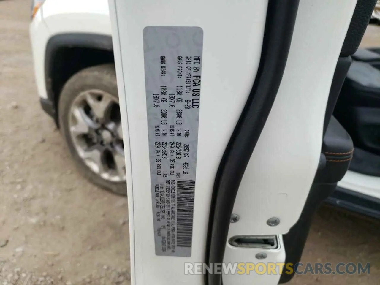 13 Photograph of a damaged car 3C4NJDCB7LT221769 JEEP COMPASS 2020
