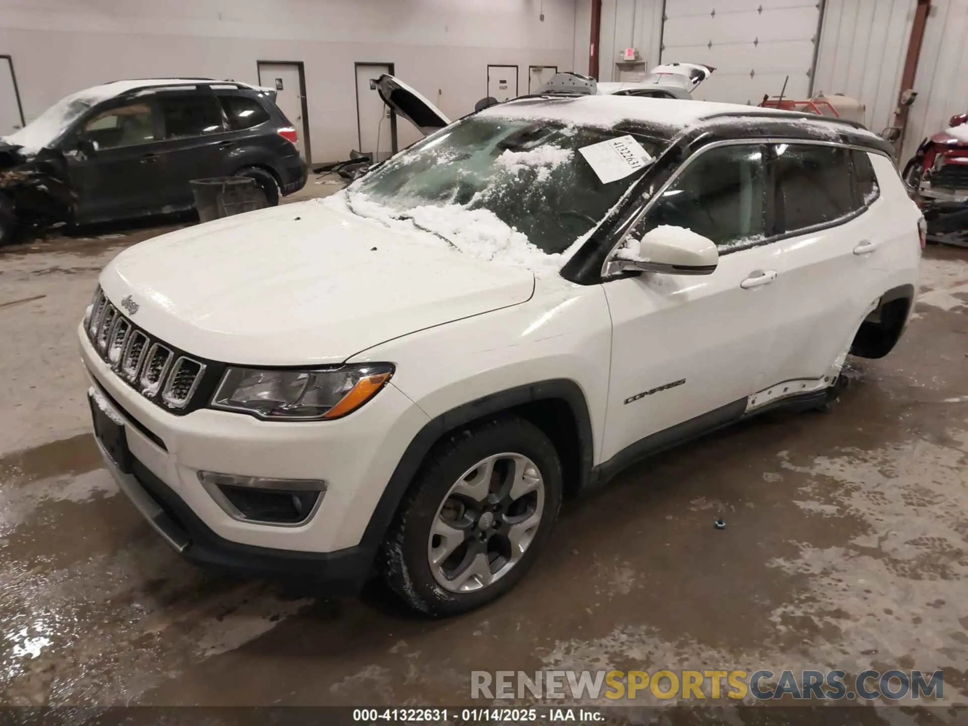 2 Photograph of a damaged car 3C4NJDCB7LT240631 JEEP COMPASS 2020