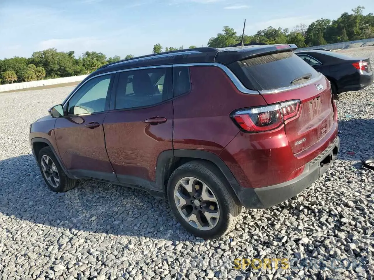 2 Photograph of a damaged car 3C4NJDCB7LT251337 JEEP COMPASS 2020