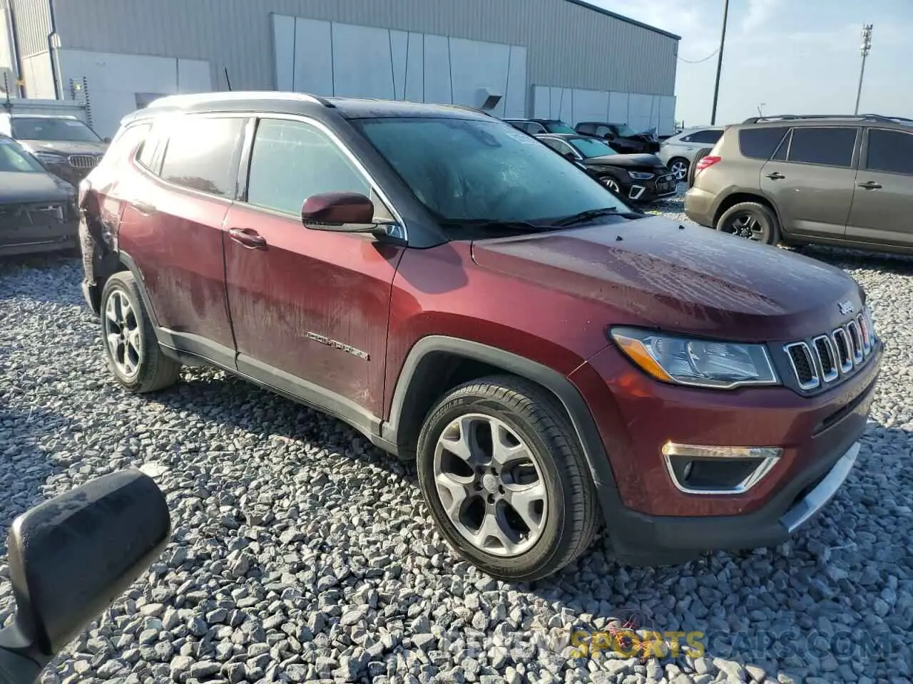 4 Photograph of a damaged car 3C4NJDCB7LT251337 JEEP COMPASS 2020