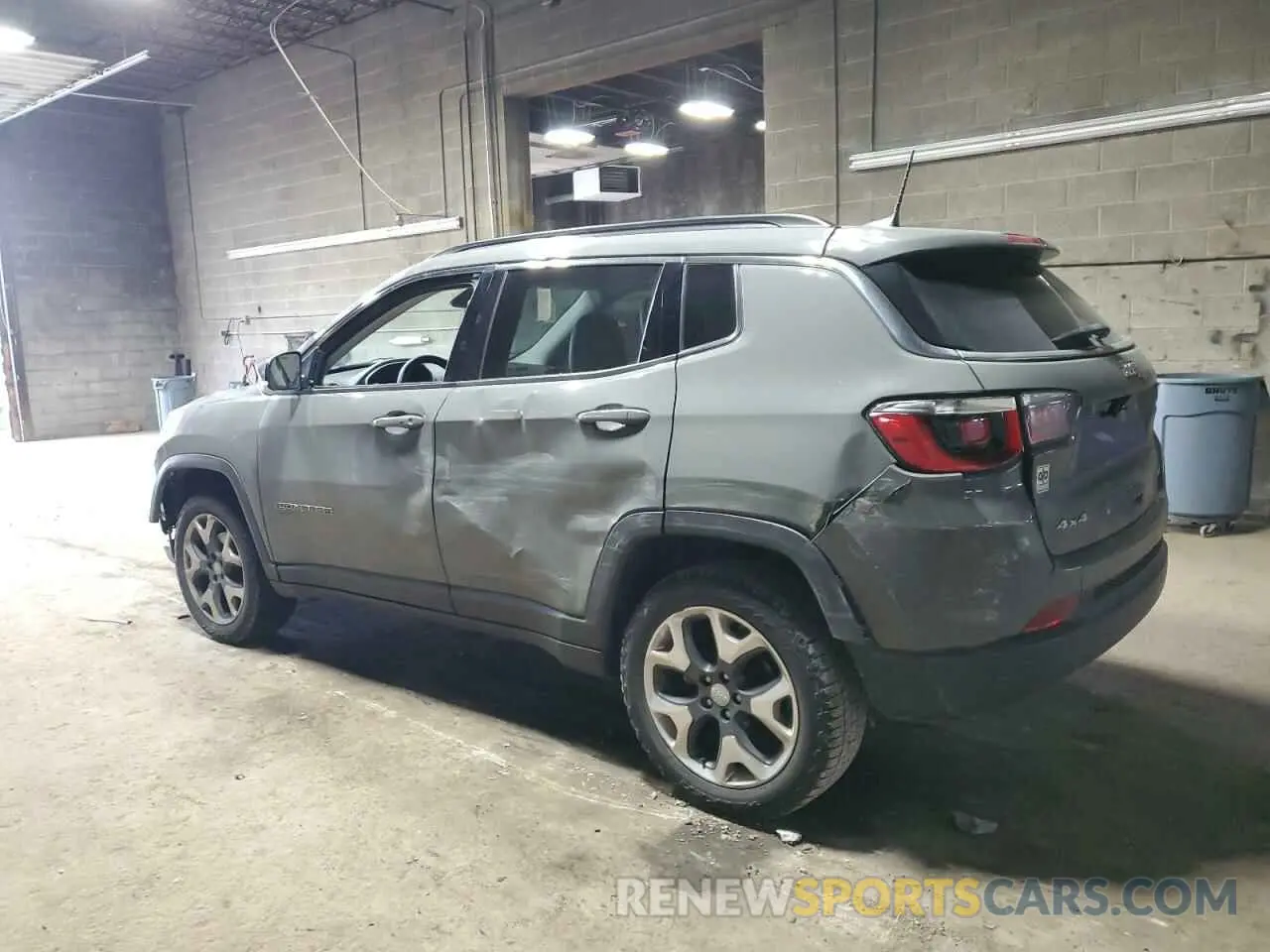 2 Photograph of a damaged car 3C4NJDCB8LT123530 JEEP COMPASS 2020