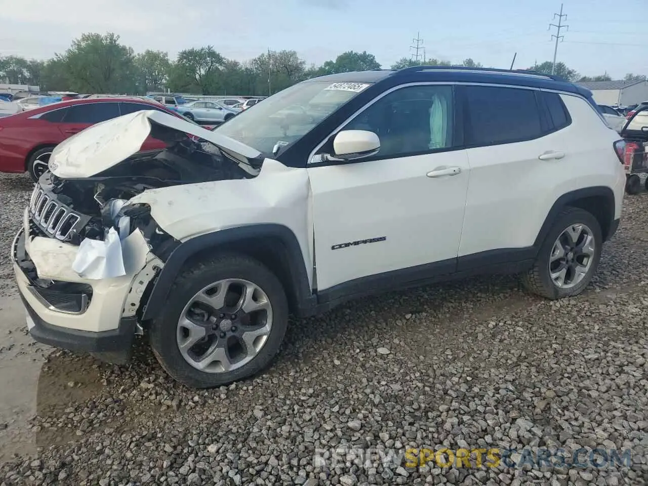 1 Photograph of a damaged car 3C4NJDCB8LT157418 JEEP COMPASS 2020