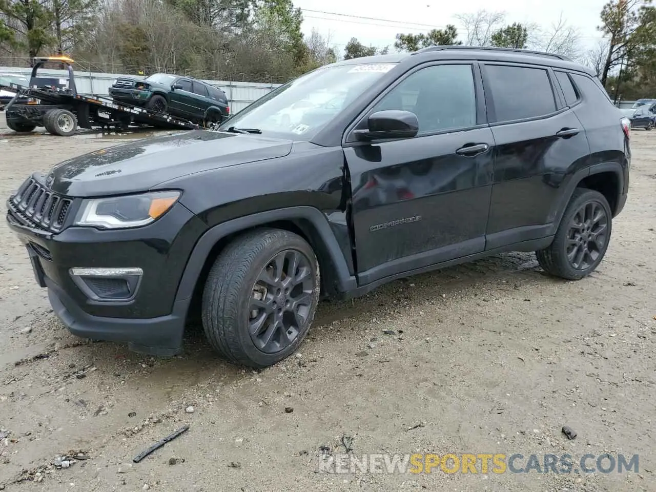 1 Photograph of a damaged car 3C4NJDCB8LT246115 JEEP COMPASS 2020