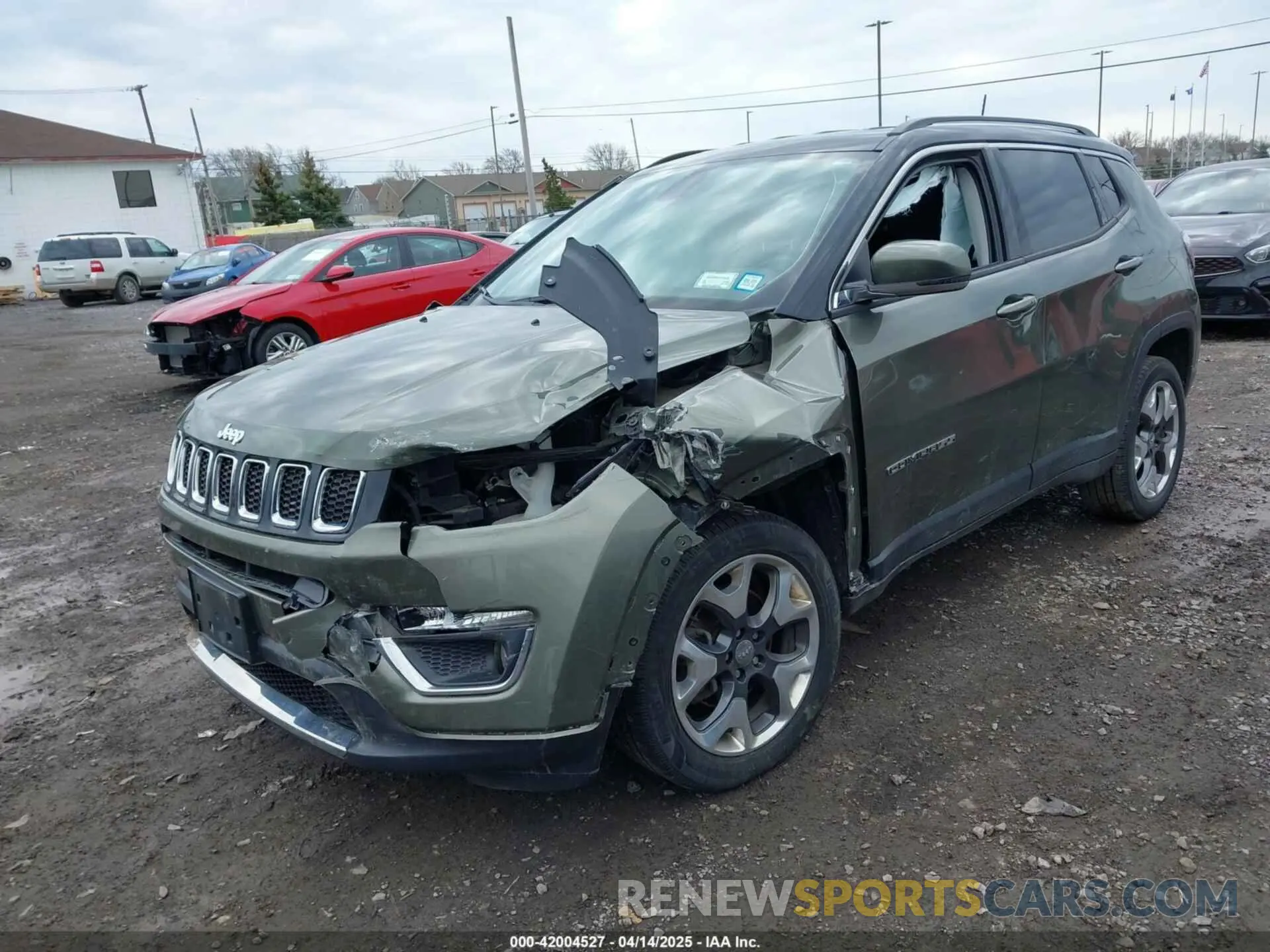 2 Photograph of a damaged car 3C4NJDCBXLT123657 JEEP COMPASS 2020