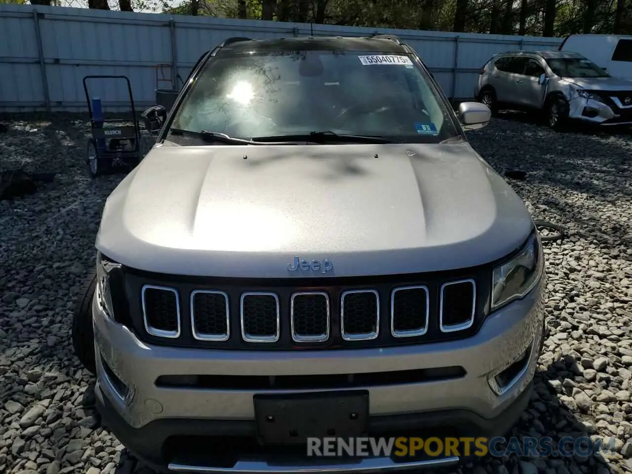 5 Photograph of a damaged car 3C4NJDCBXLT155752 JEEP COMPASS 2020