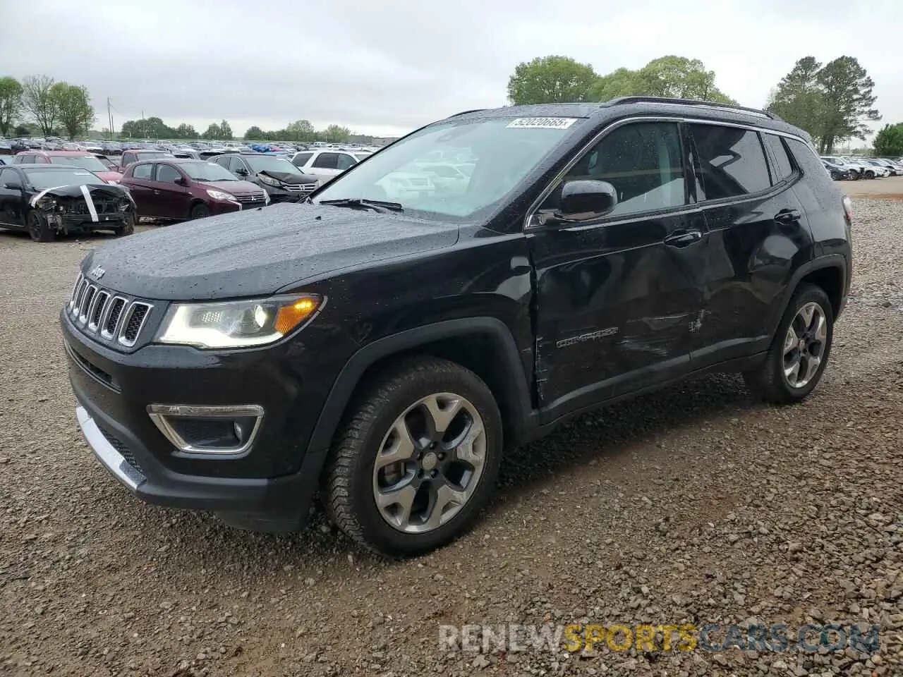 1 Photograph of a damaged car 3C4NJDCBXLT209079 JEEP COMPASS 2020