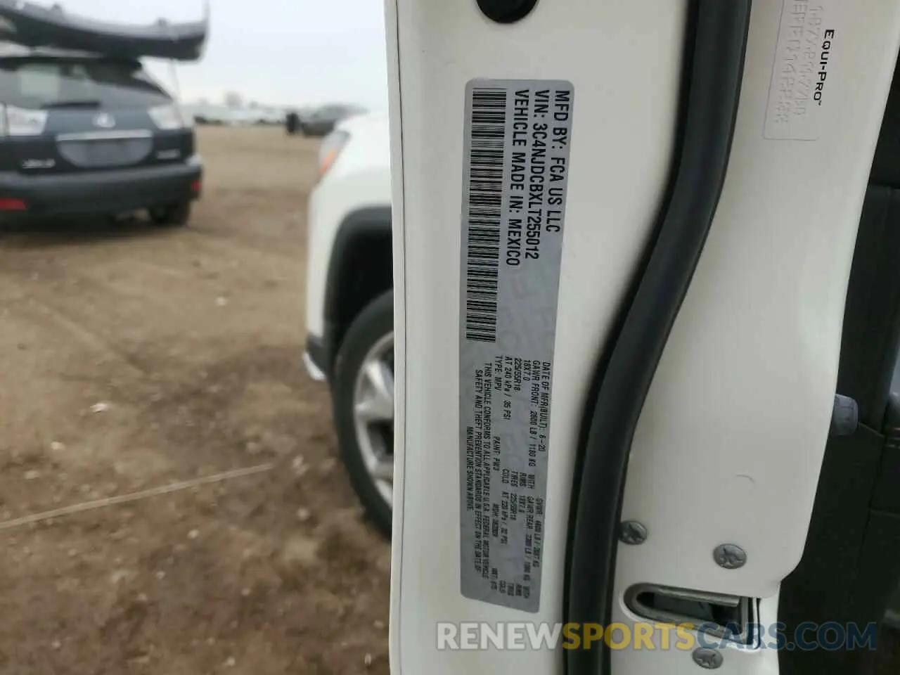 14 Photograph of a damaged car 3C4NJDCBXLT255012 JEEP COMPASS 2020