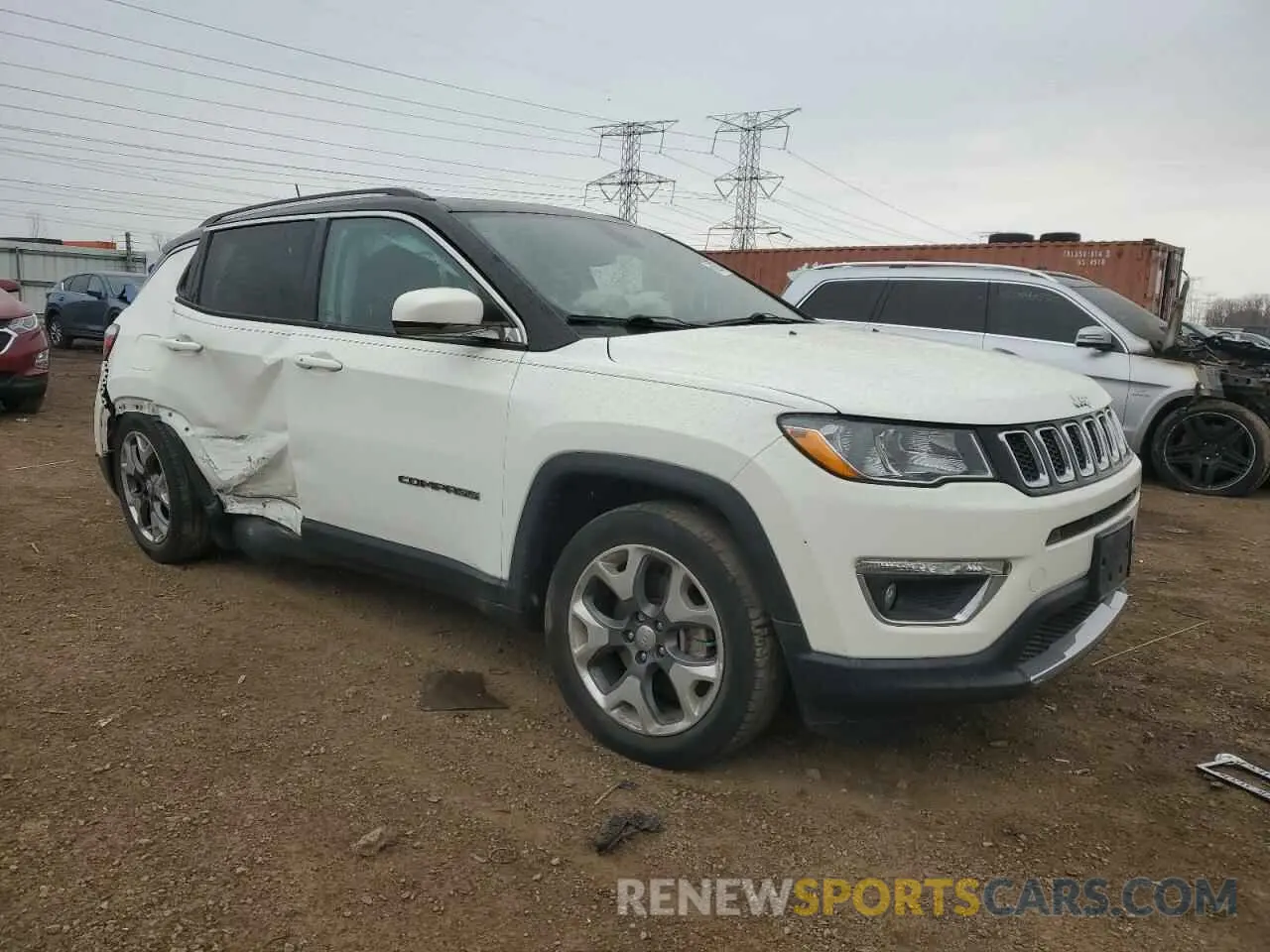 4 Photograph of a damaged car 3C4NJDCBXLT255012 JEEP COMPASS 2020