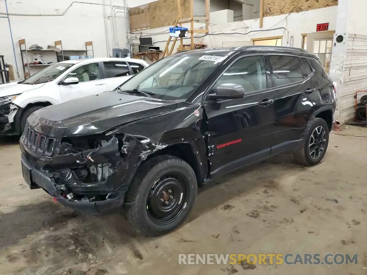 1 Photograph of a damaged car 3C4NJDDB1LT165732 JEEP COMPASS 2020